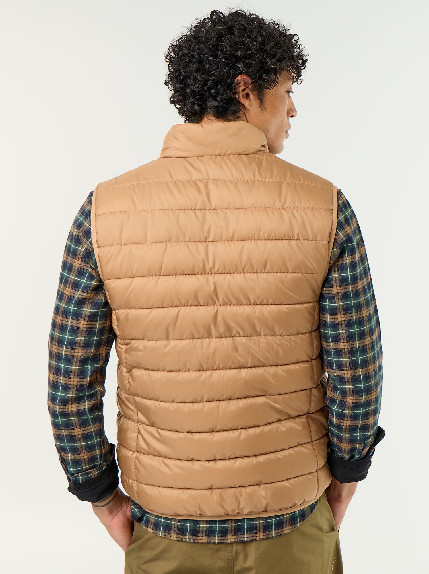 Doudoune déperlante sans manches - Beige