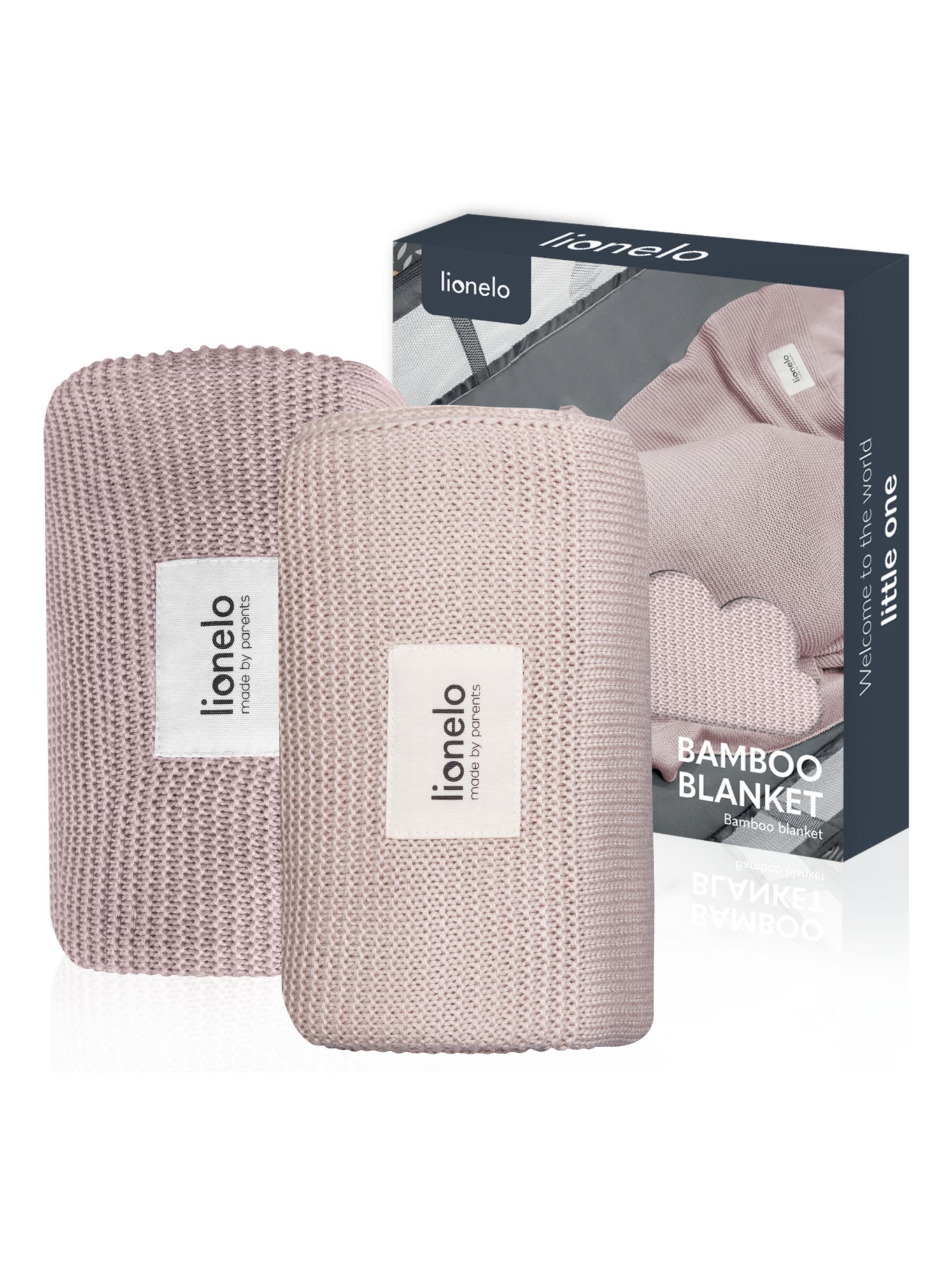 Couverture bébé 100% coton LIONELO - Hypoallergénique - Antibactérien - 100 × 75 cm - Multicolore