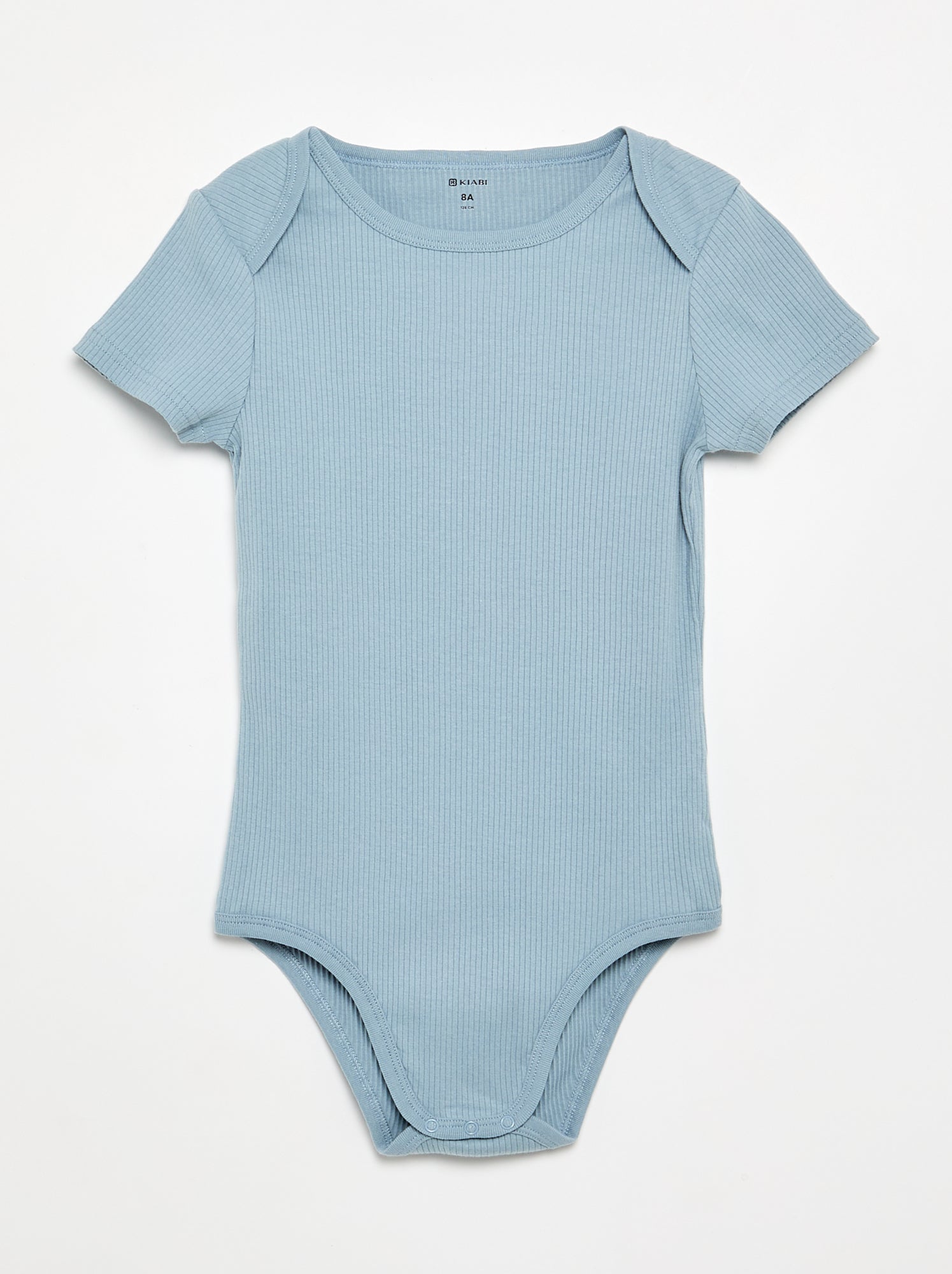 Lot 3 bodies en rib - collection facile à enfiler - Bleu