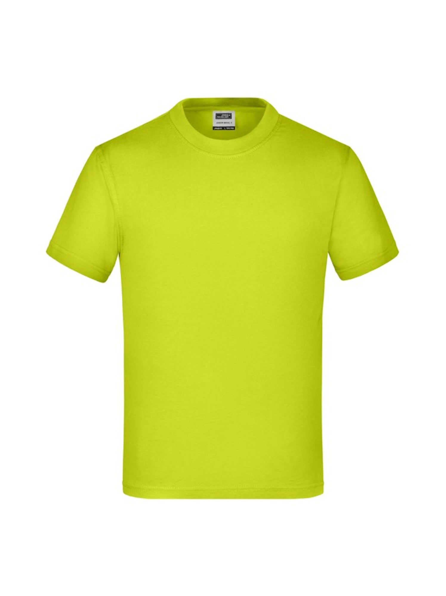 James and Nicholson - T-shirt BASIC - Jaune fluo