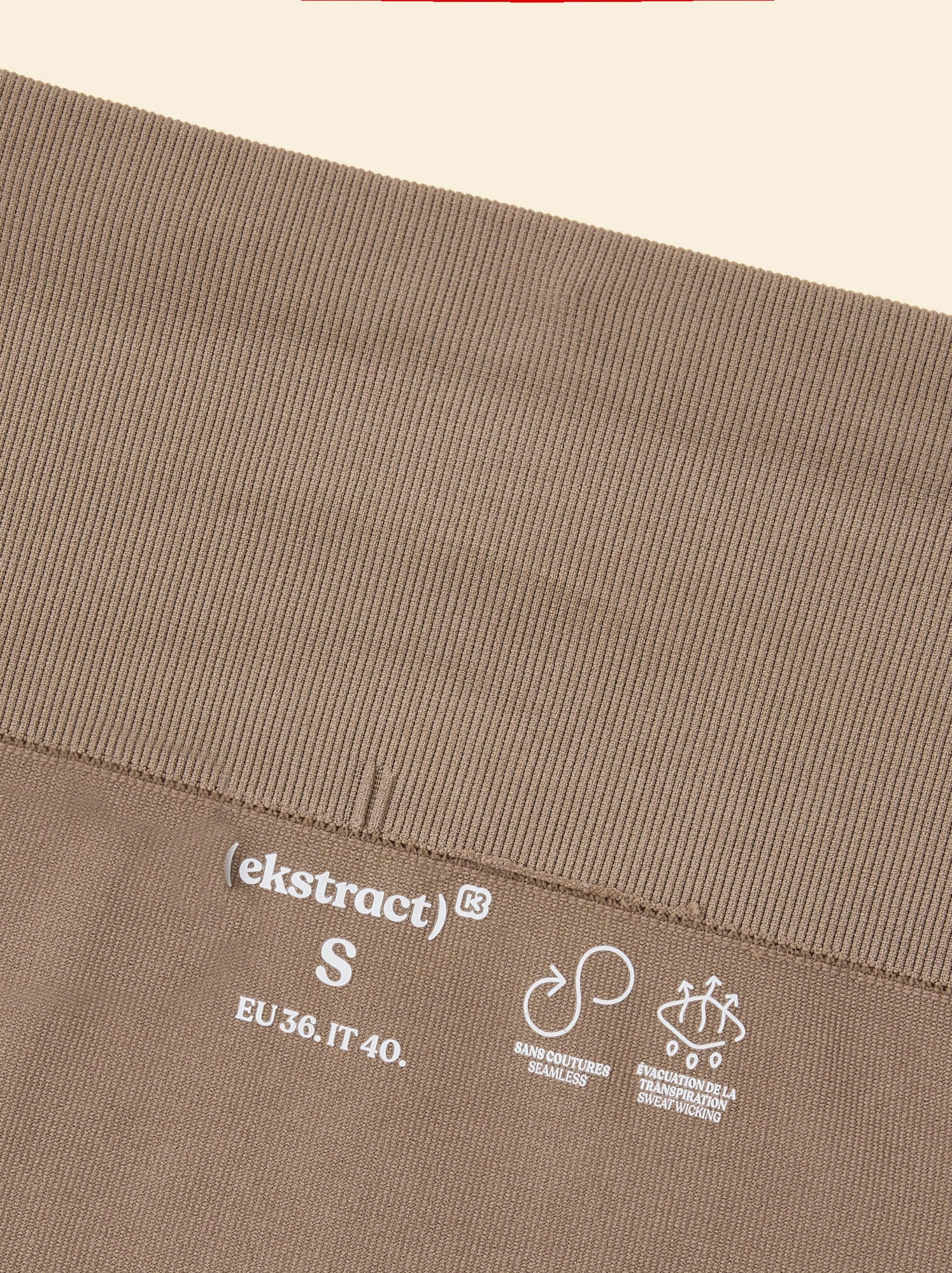 Legging de sport en rib - (ekstract) - Beige