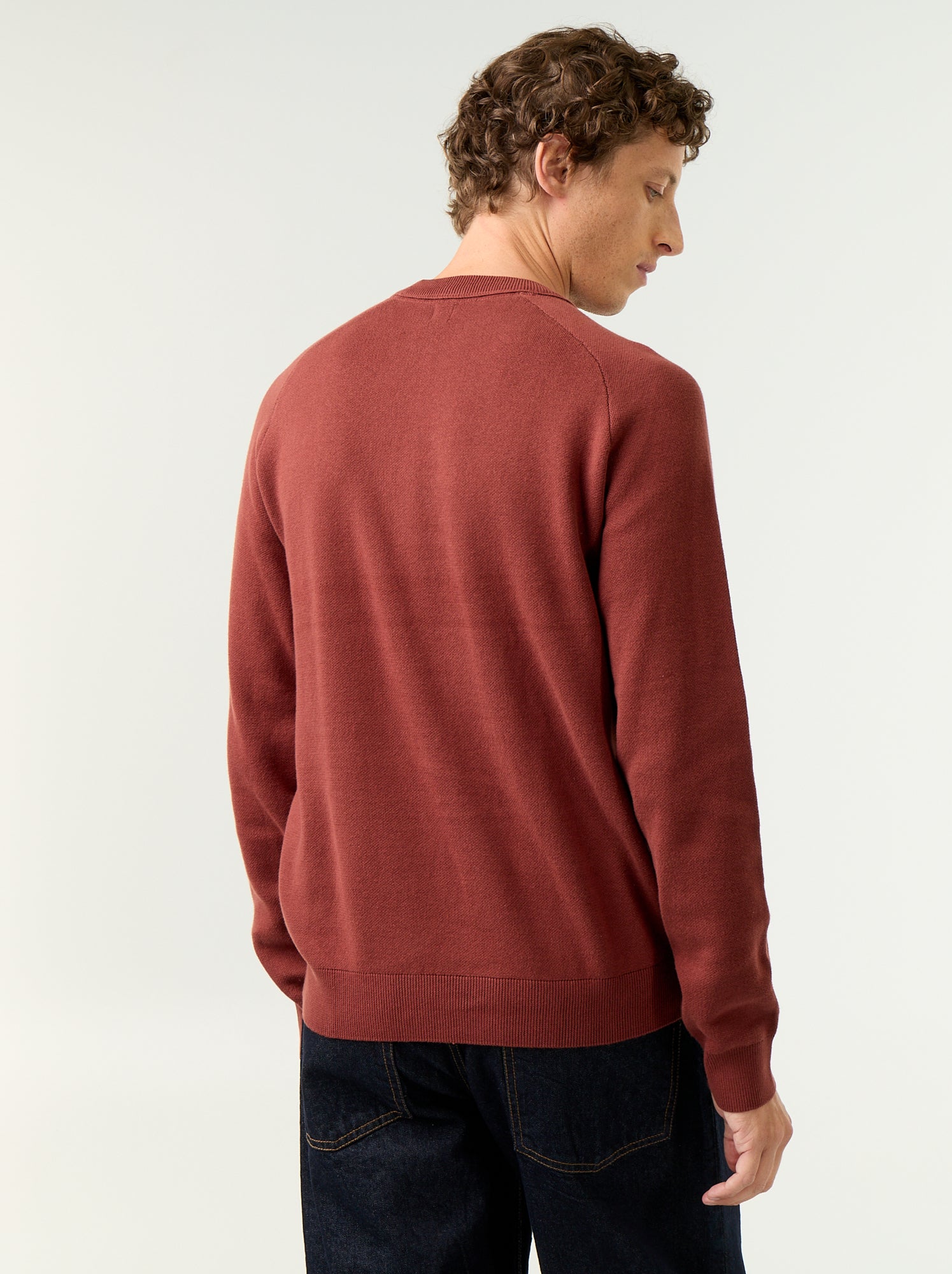 Pull en maille grosse jauge - Marron