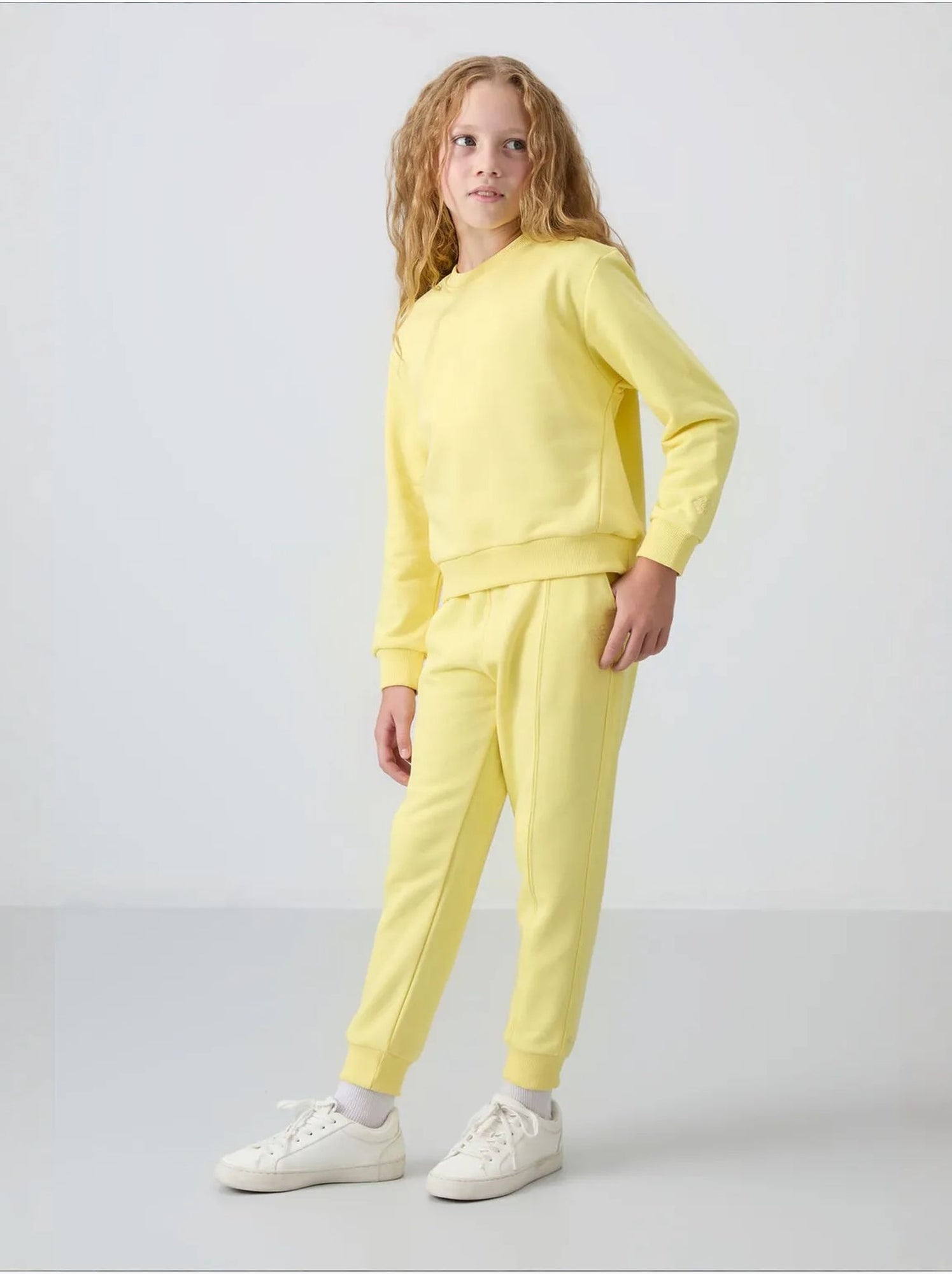 Ensemble de pyjama jeunesse en coton et polyester tommy - Jaune citron