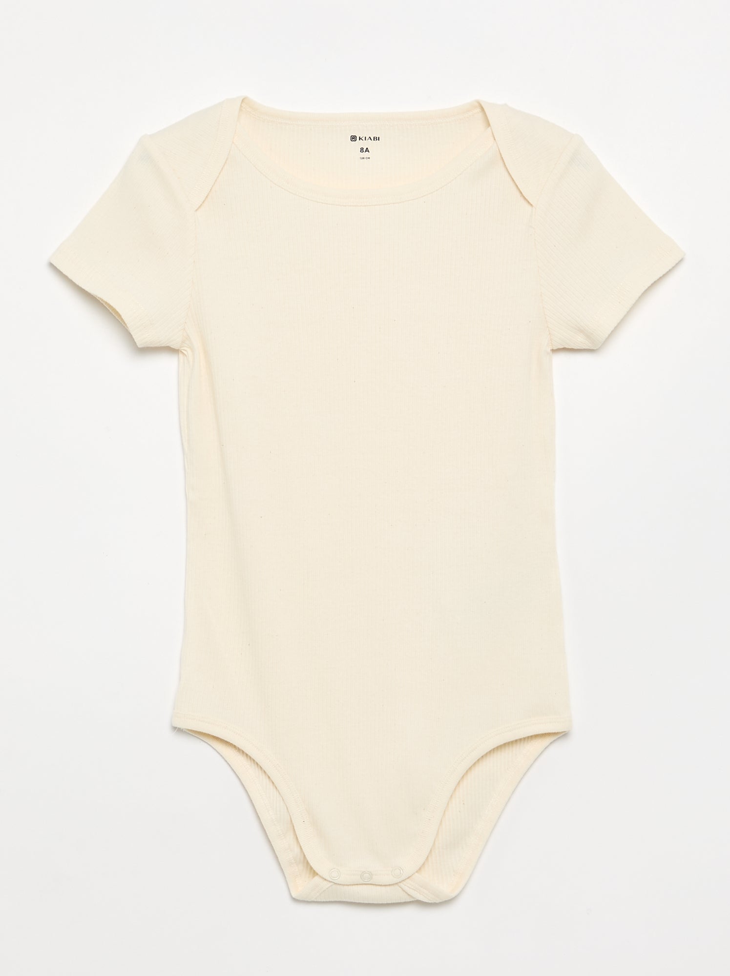 Lot 3 bodies en rib - collection facile à enfiler - Beige