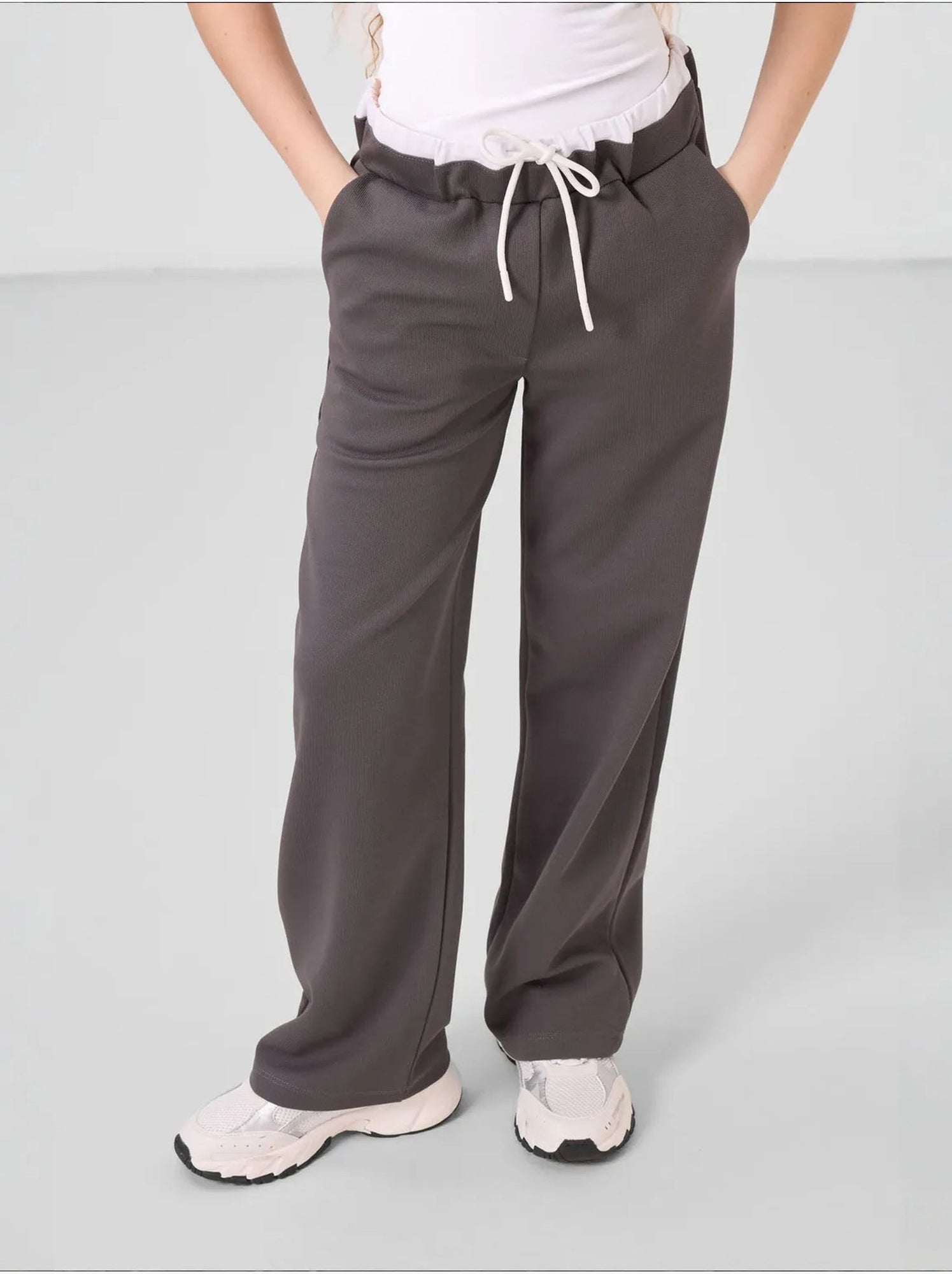 Ensemble pyjama jeunesse en coton et polyester tommy - Gris Noir