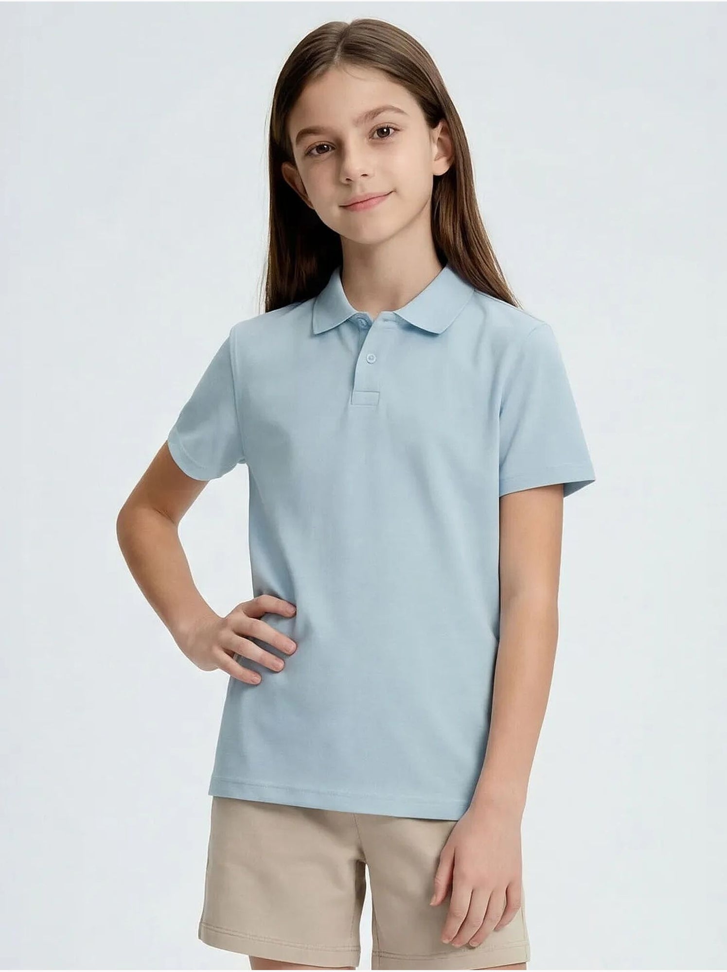 T-shirt homme en mélange coton tommy - Bleu ciel