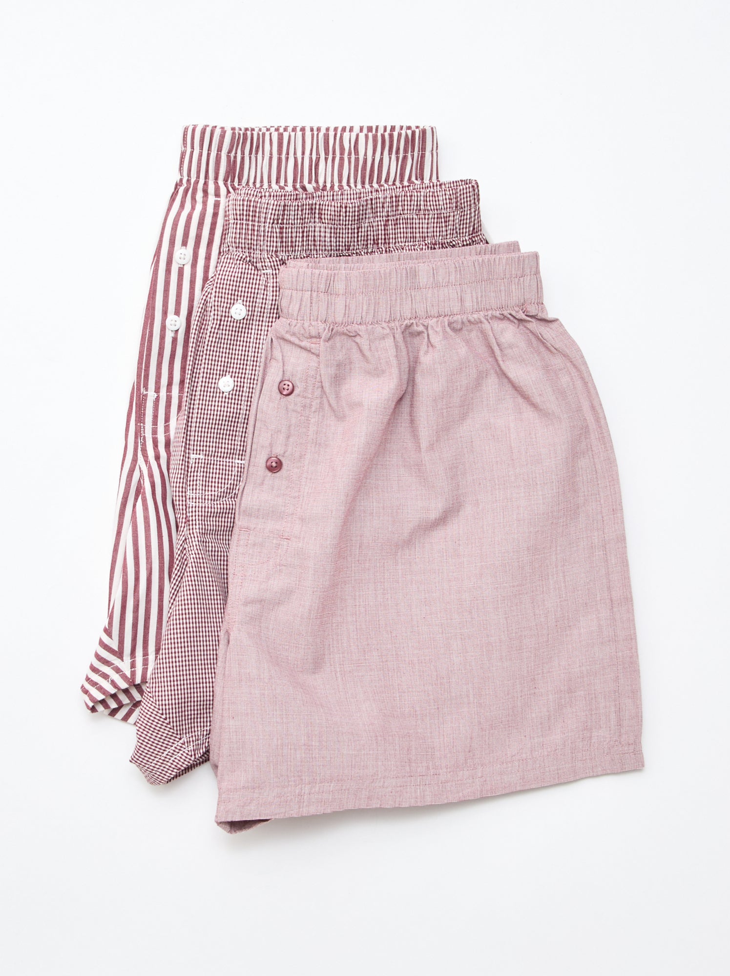 3 caleçons - Rouge
