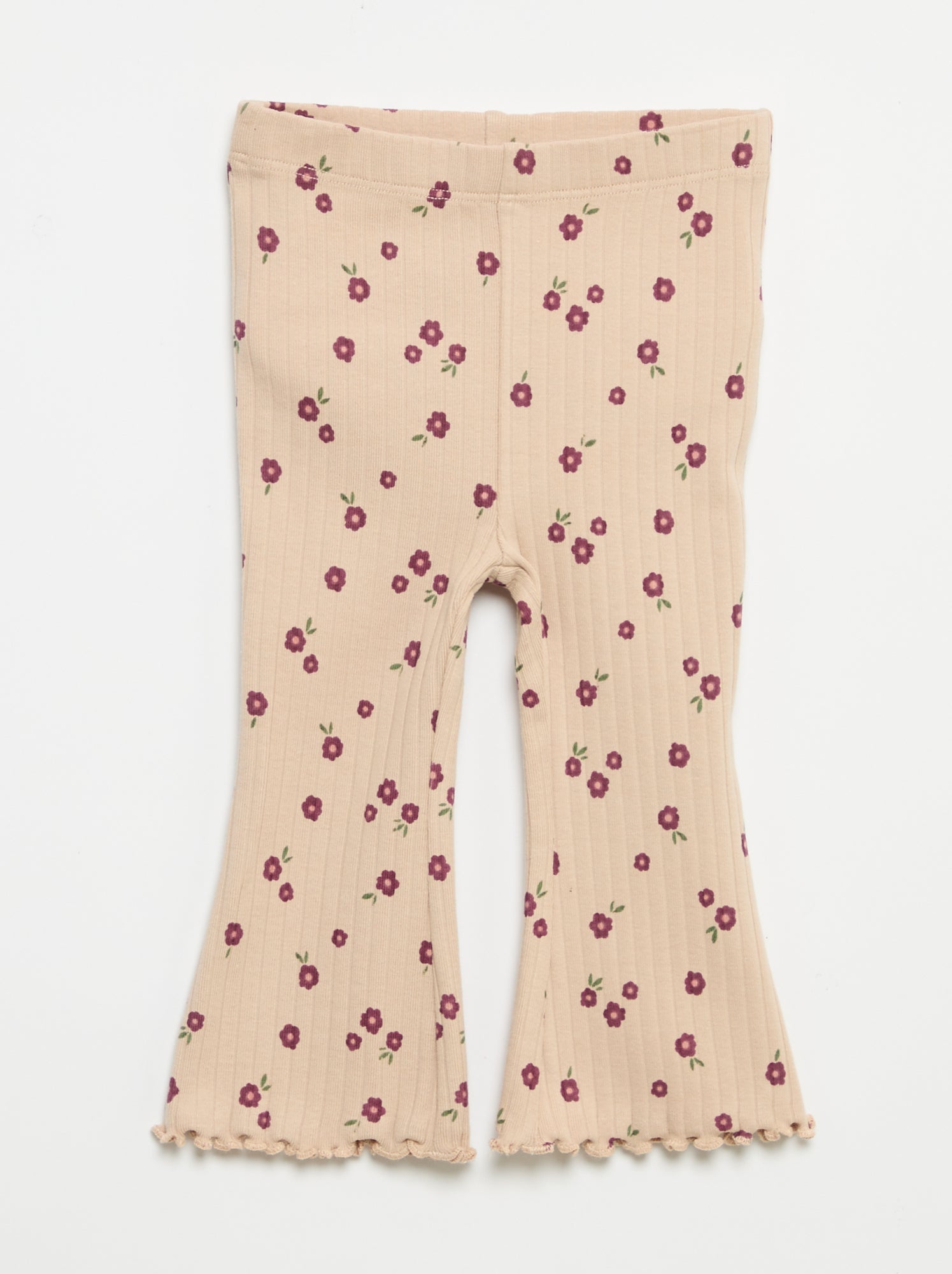 Lot de 2 leggings flare - Beige (GDA95_3)