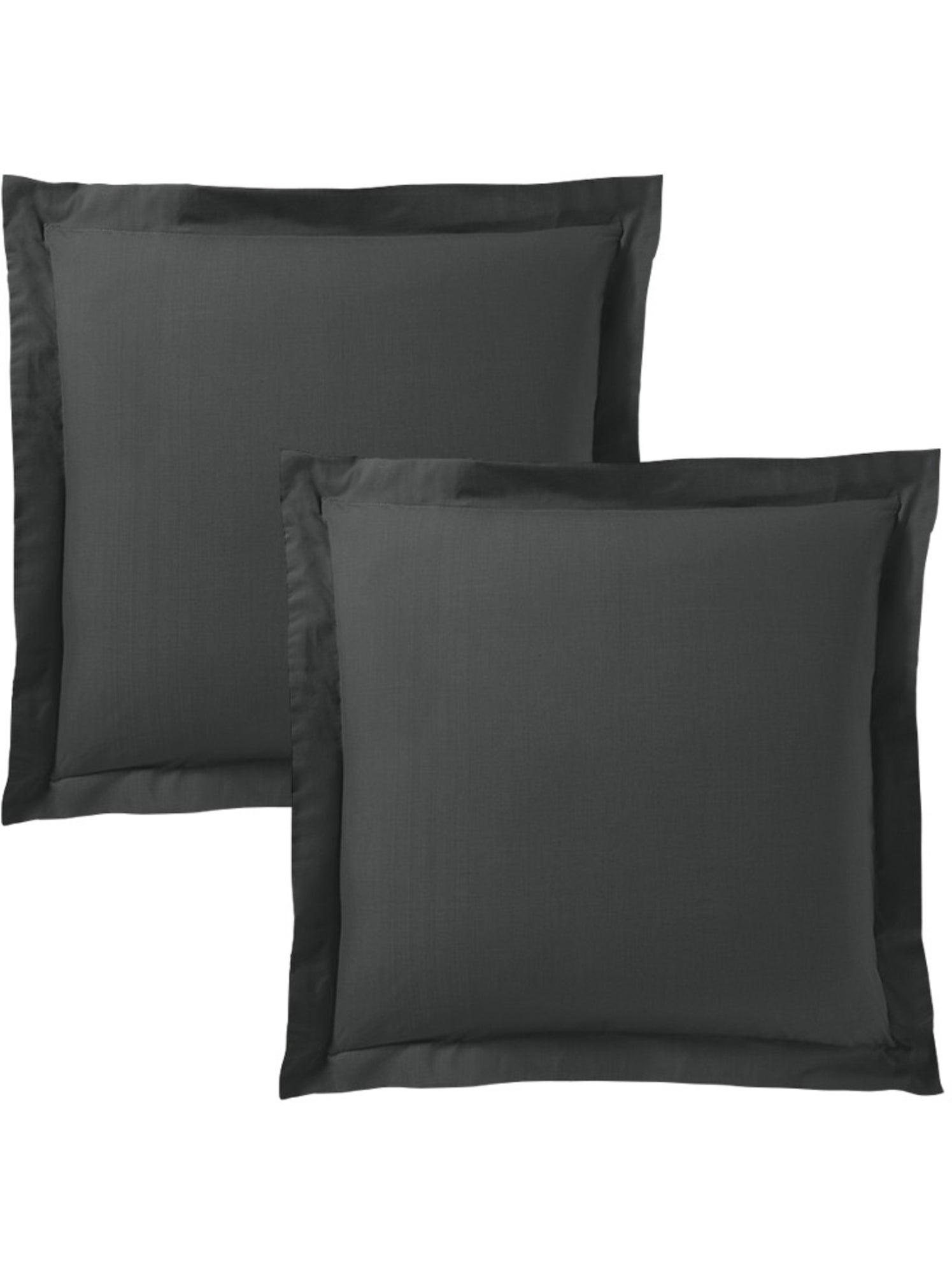 Taie d'oreiller - Coton Pur - 100 % Coton 57 Fils/cm² - Marron foncé