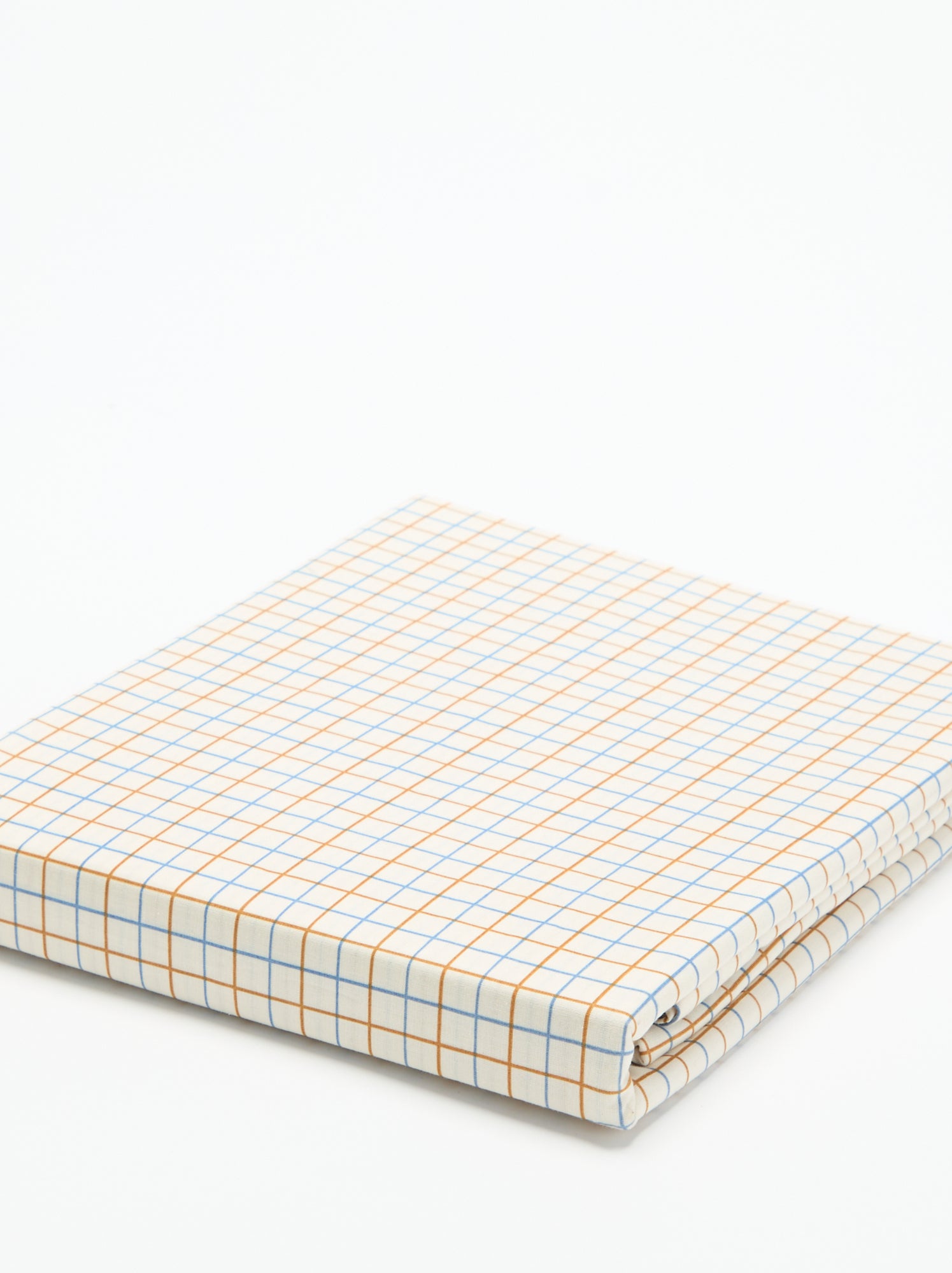 Parure de lit 1 personne 140x200 cm en coton - Blanc