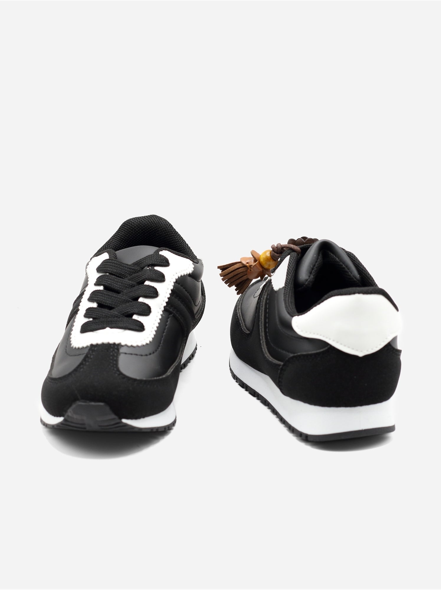 Baskets a lacets - Noir
