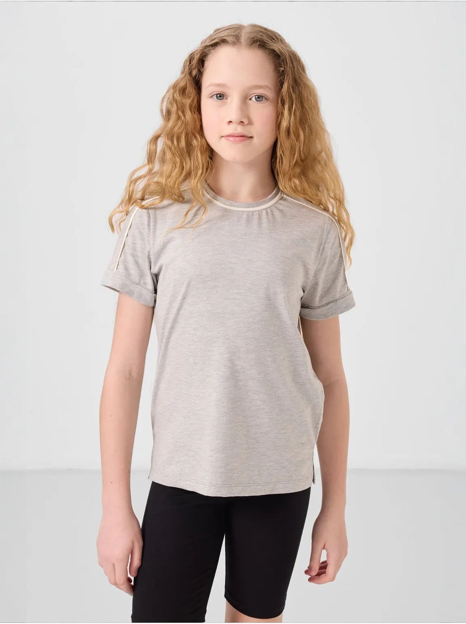 T-shirt unisexe junior en coton et élasthanne tommy - Multicolore