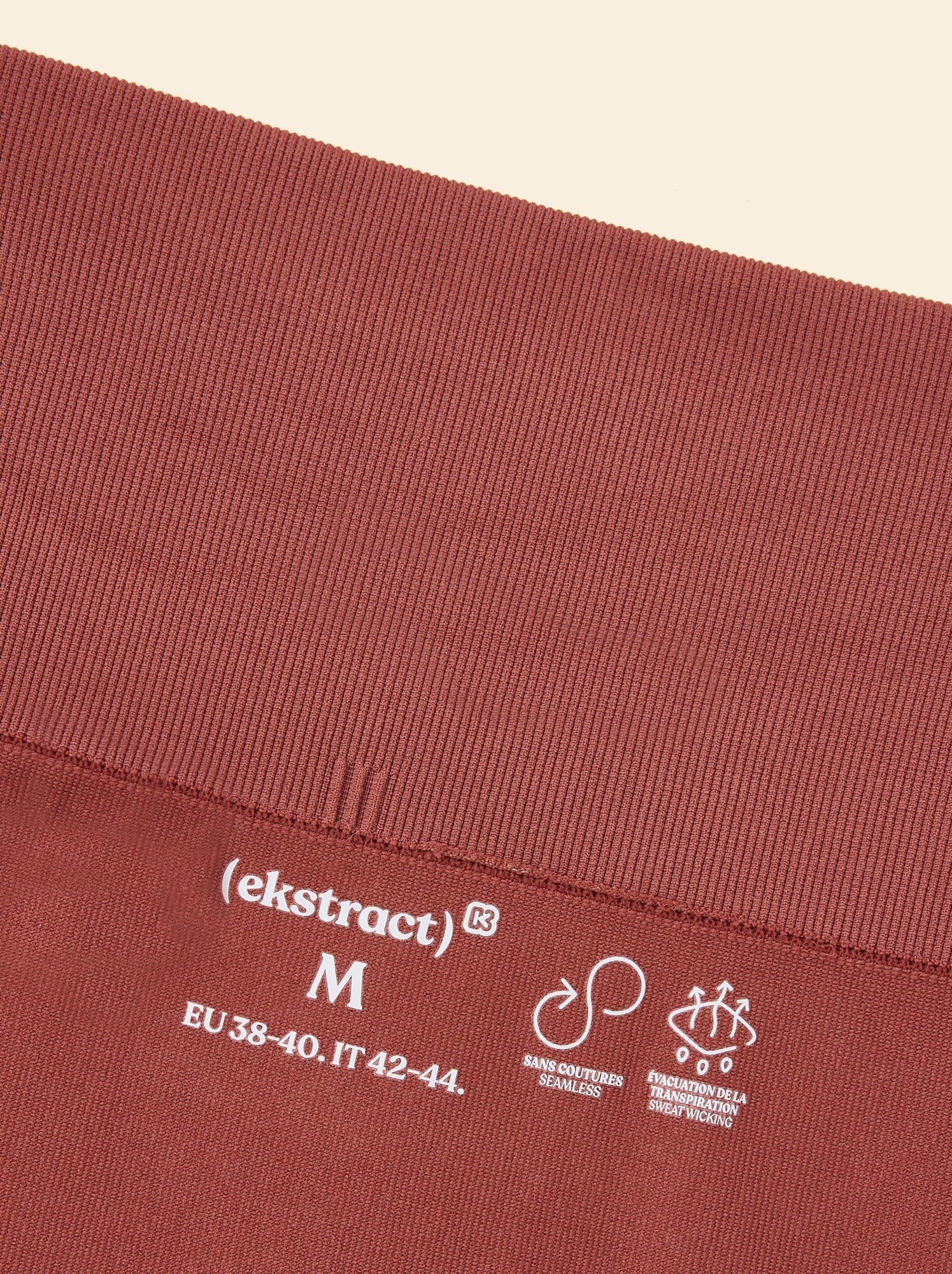 Legging de sport en rib - (ekstract) - Marron (FZE81_4)