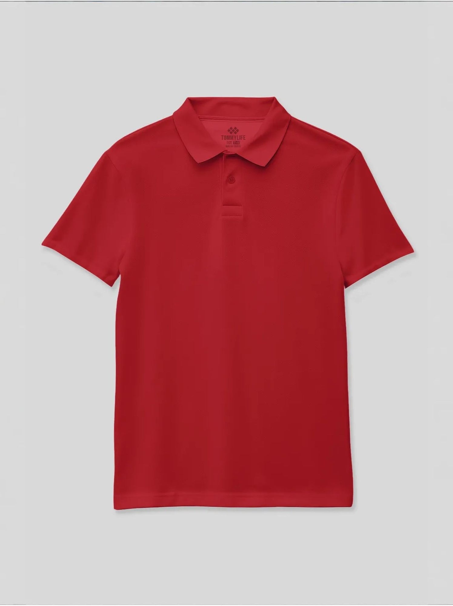 T-shirt homme en mélange coton tommy - Rouge