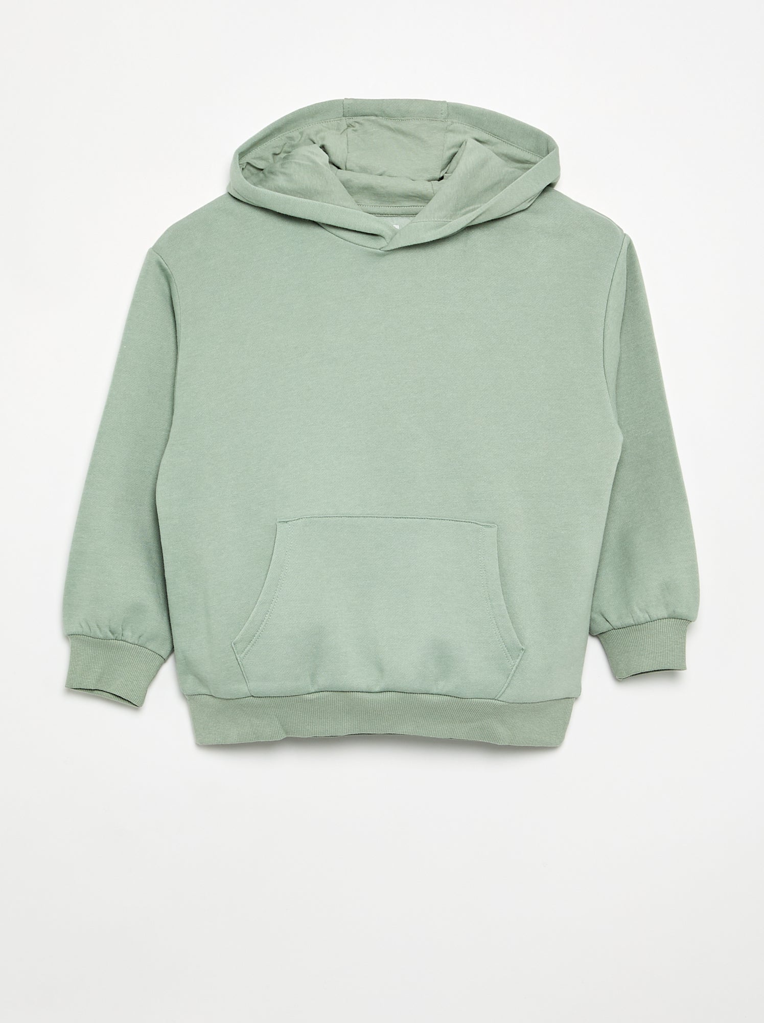 Lot de 2 sweats unis à capuche - Vert