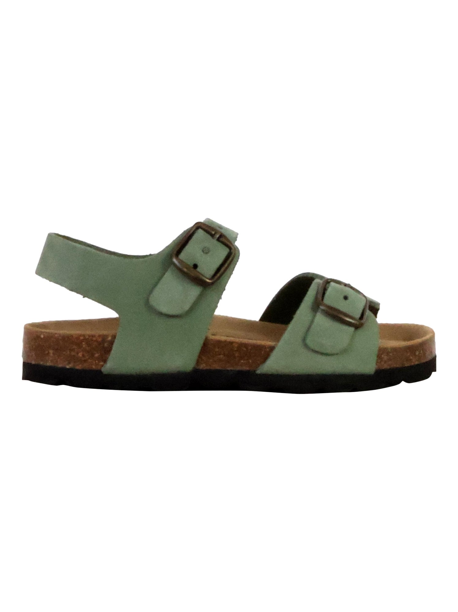 Mules Cuir Enfant The Divine Factory - Vert