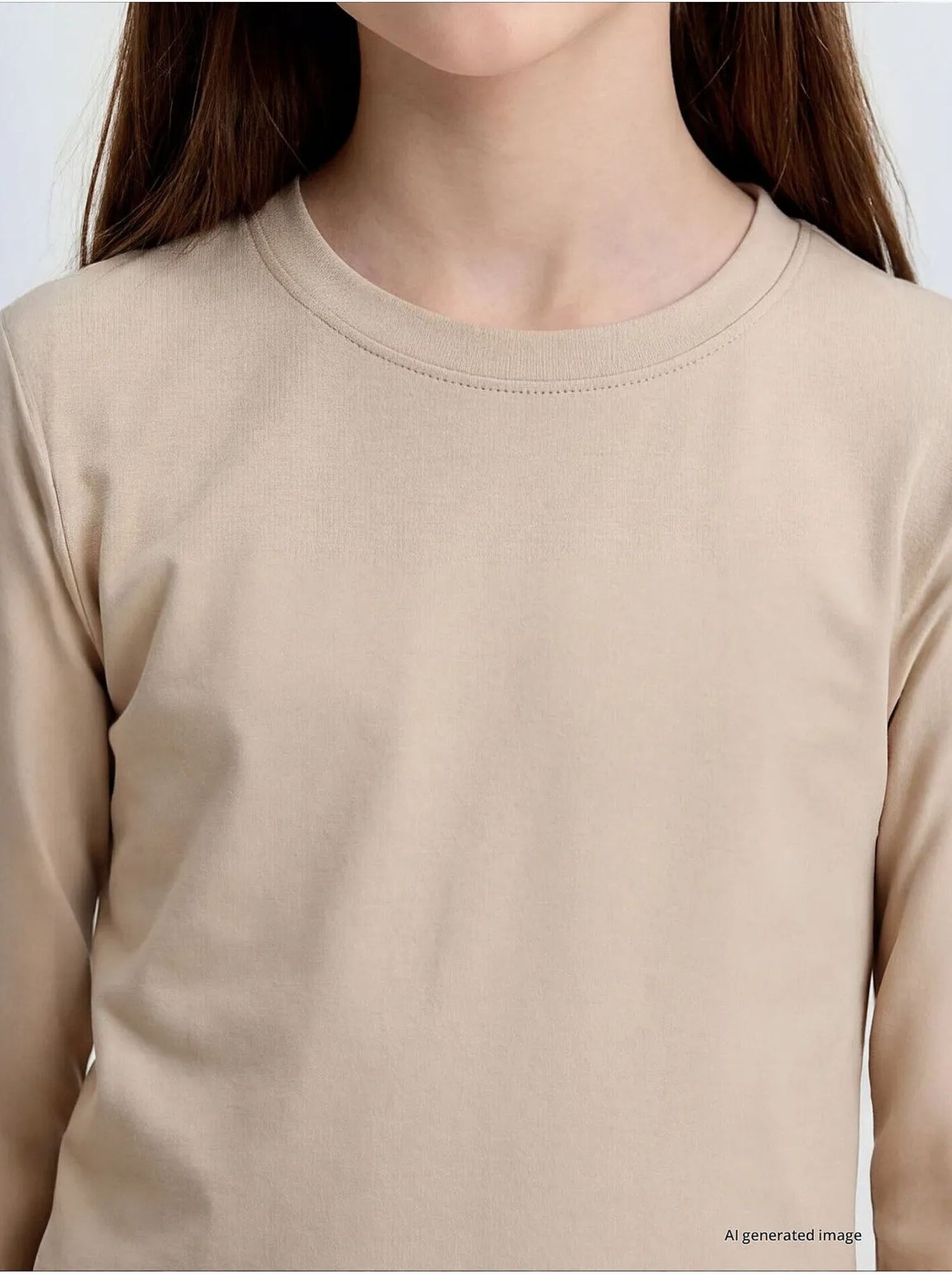 T-shirt homme en coton et élasthanne tommy - Beige argile