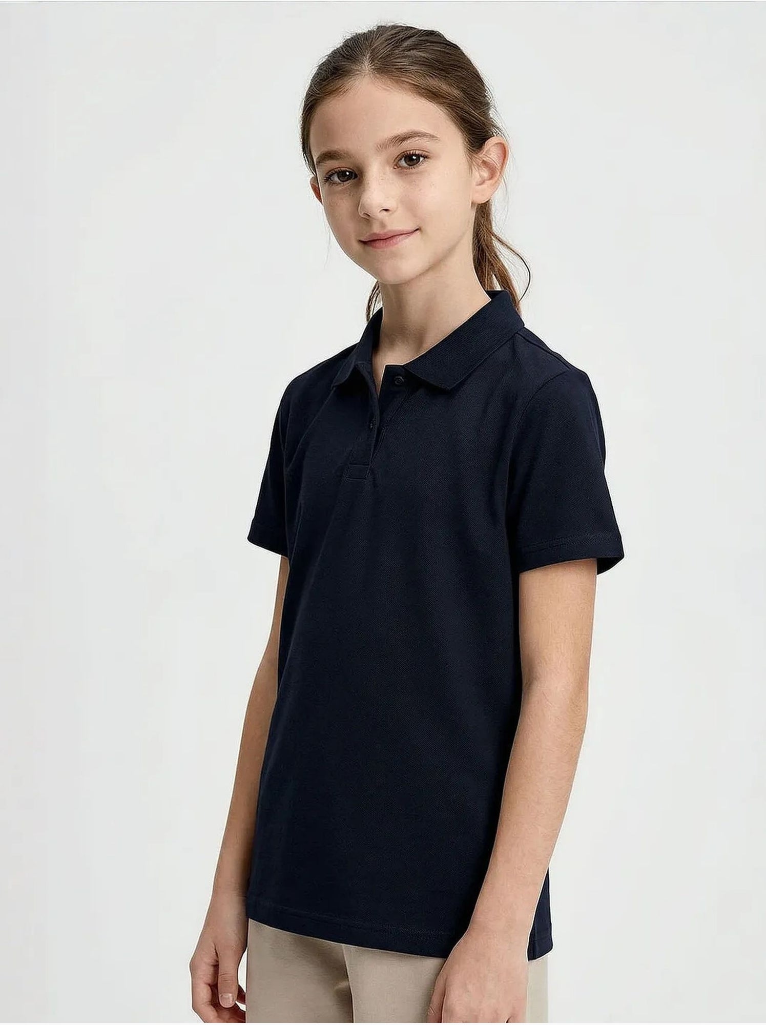 T-shirt homme en mélange coton tommy - Bleu marine
