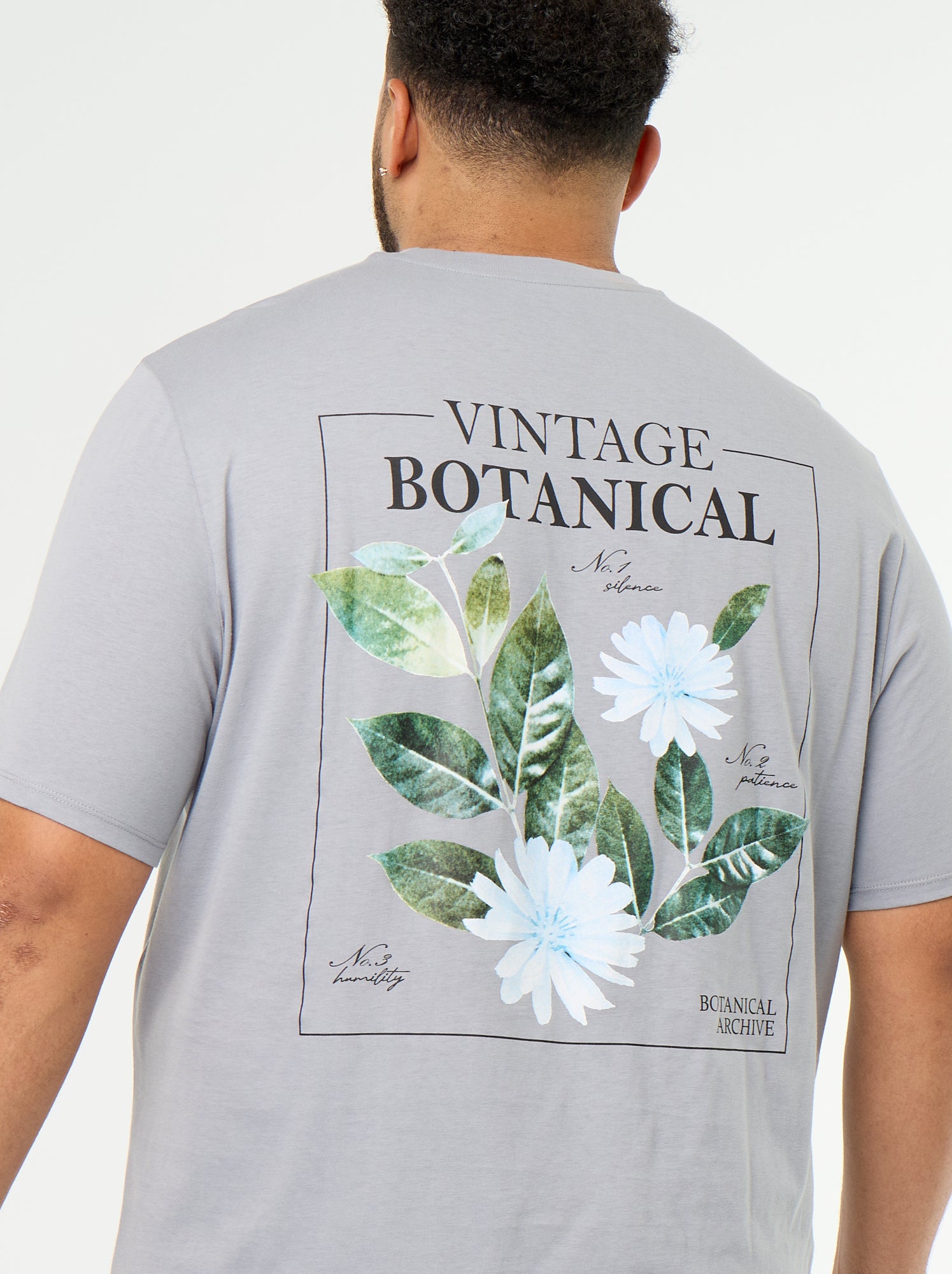 T-shirt en jersey imprimé à manches courtes - Gris (GDO30_9)