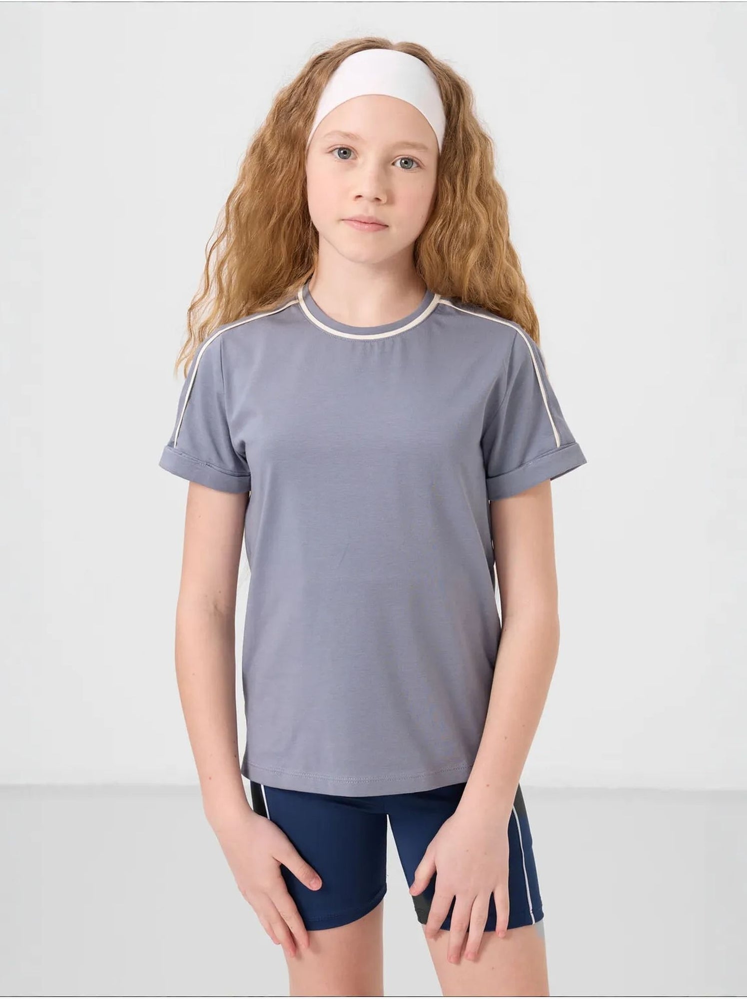 T-shirt unisexe junior en coton et élasthanne tommy - Multicolore