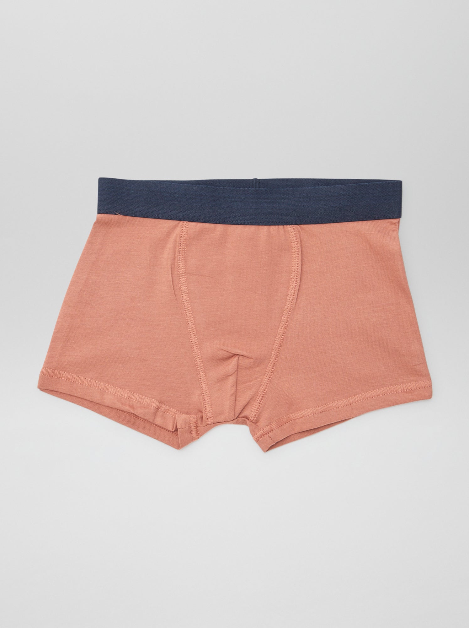 5 boxers unis - Blanc