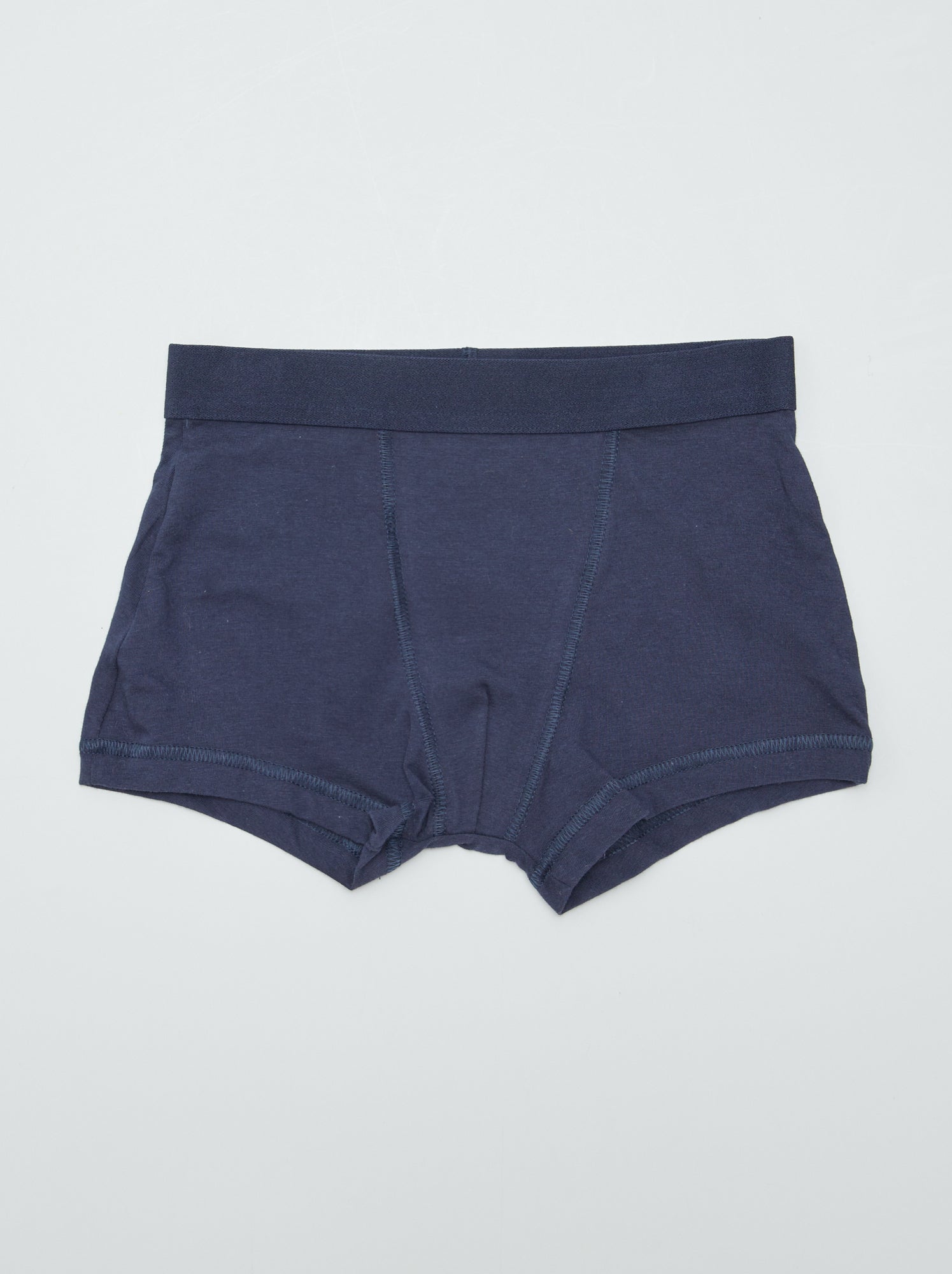 5 boxers unis - Bleu