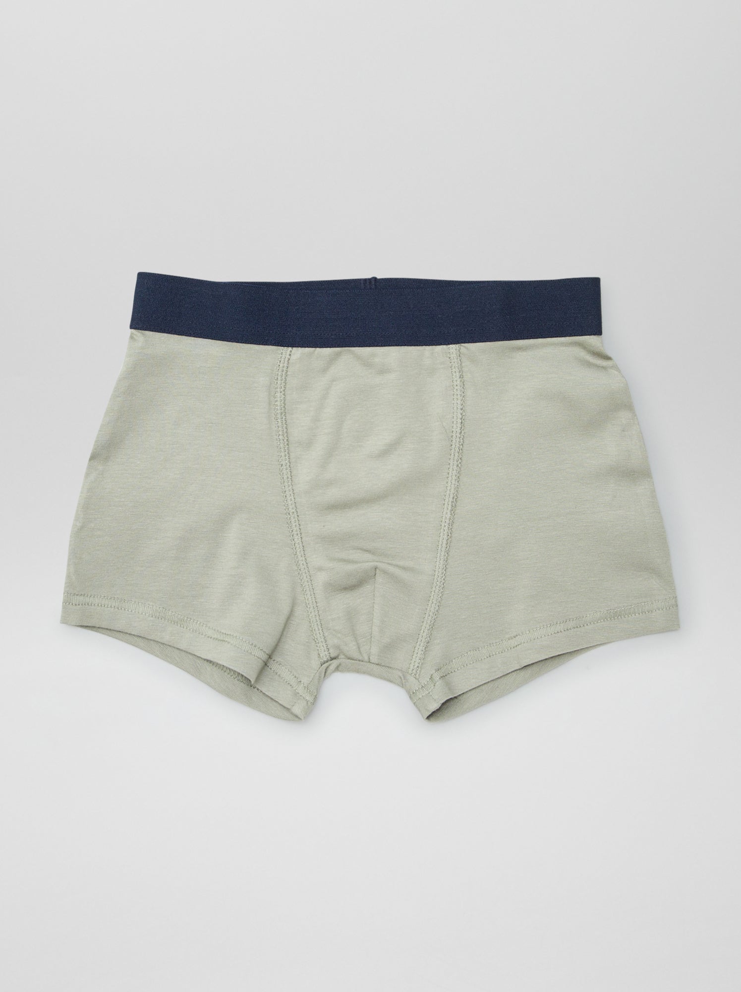 5 boxers unis - Vert