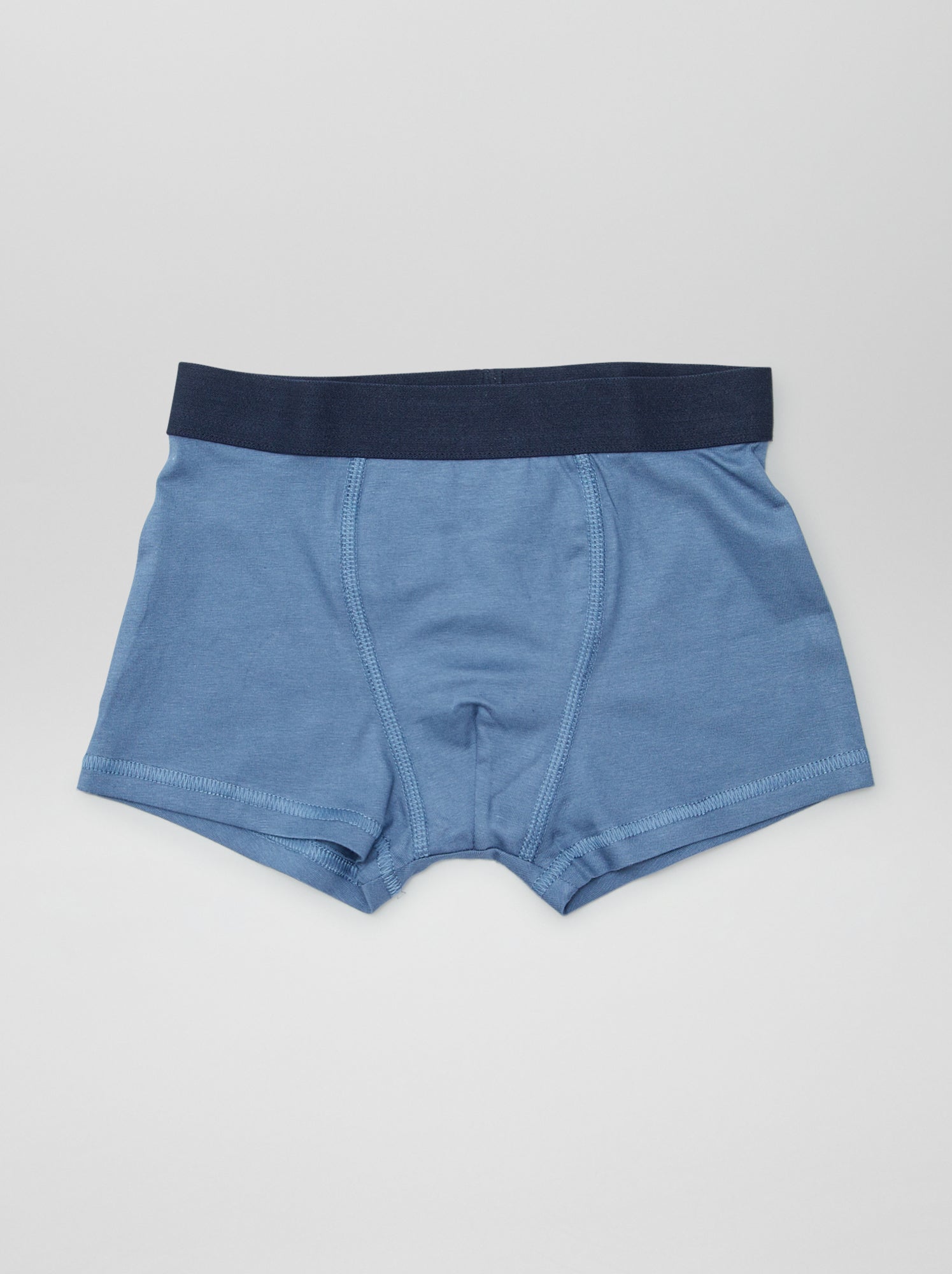 5 boxers unis - Vert