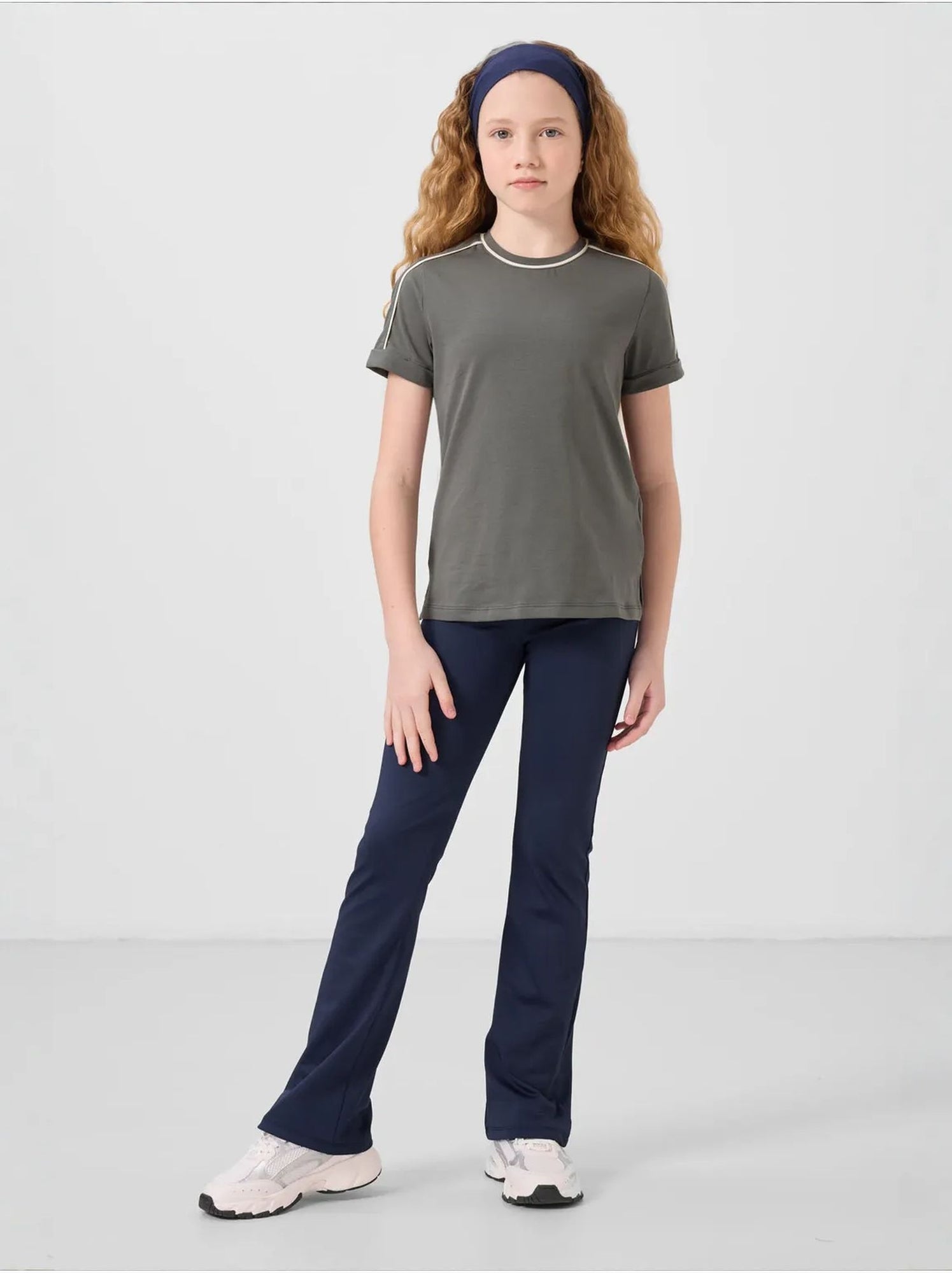 T-shirt unisexe junior en coton et élasthanne tommy - Vieux rose