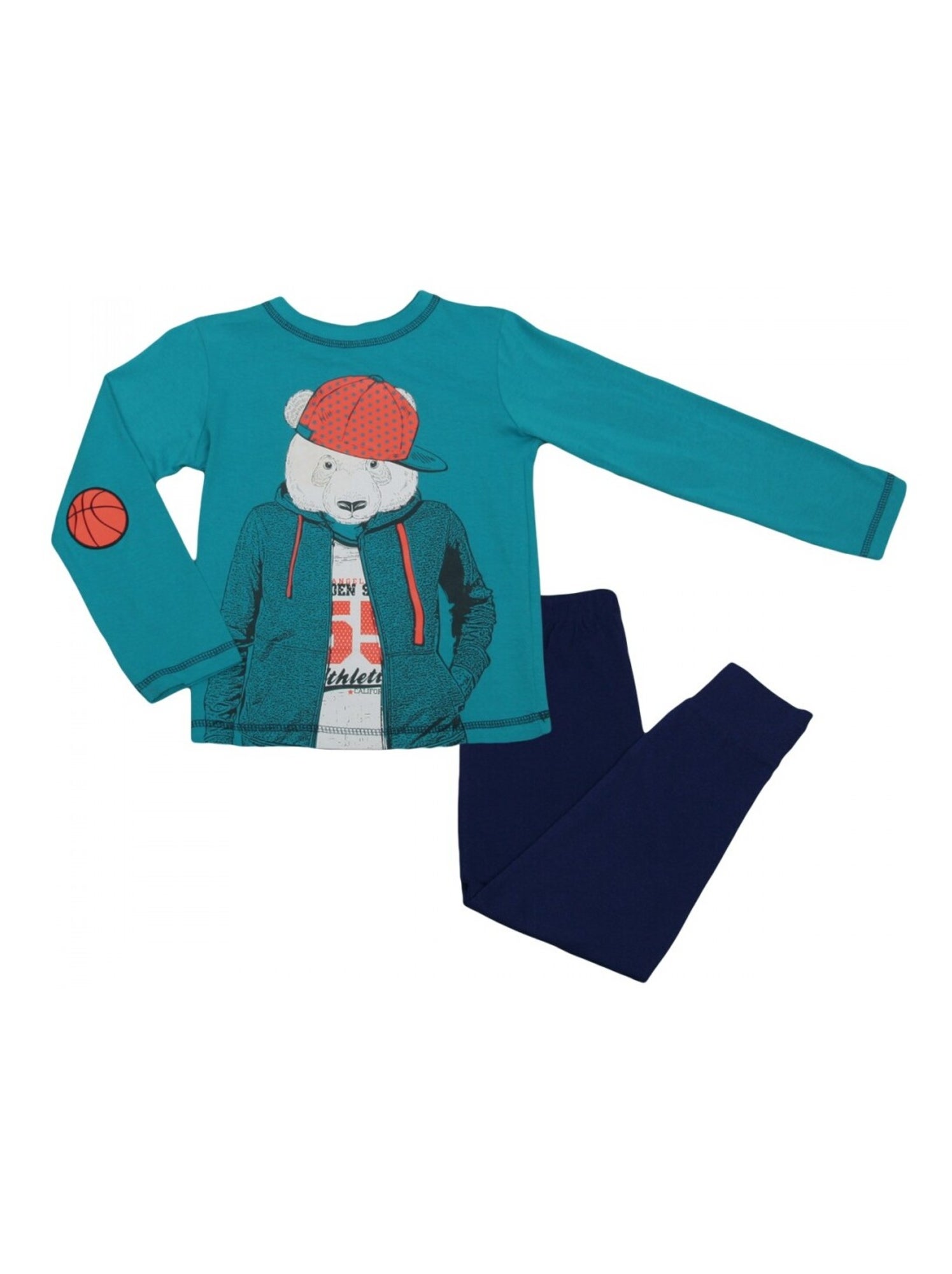 Ensemble pyjama long garçon - Bleu