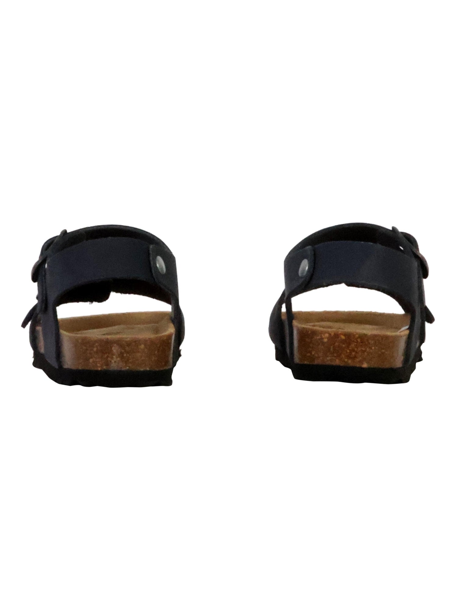 Mules Cuir Enfant The Divine Factory - Bleu