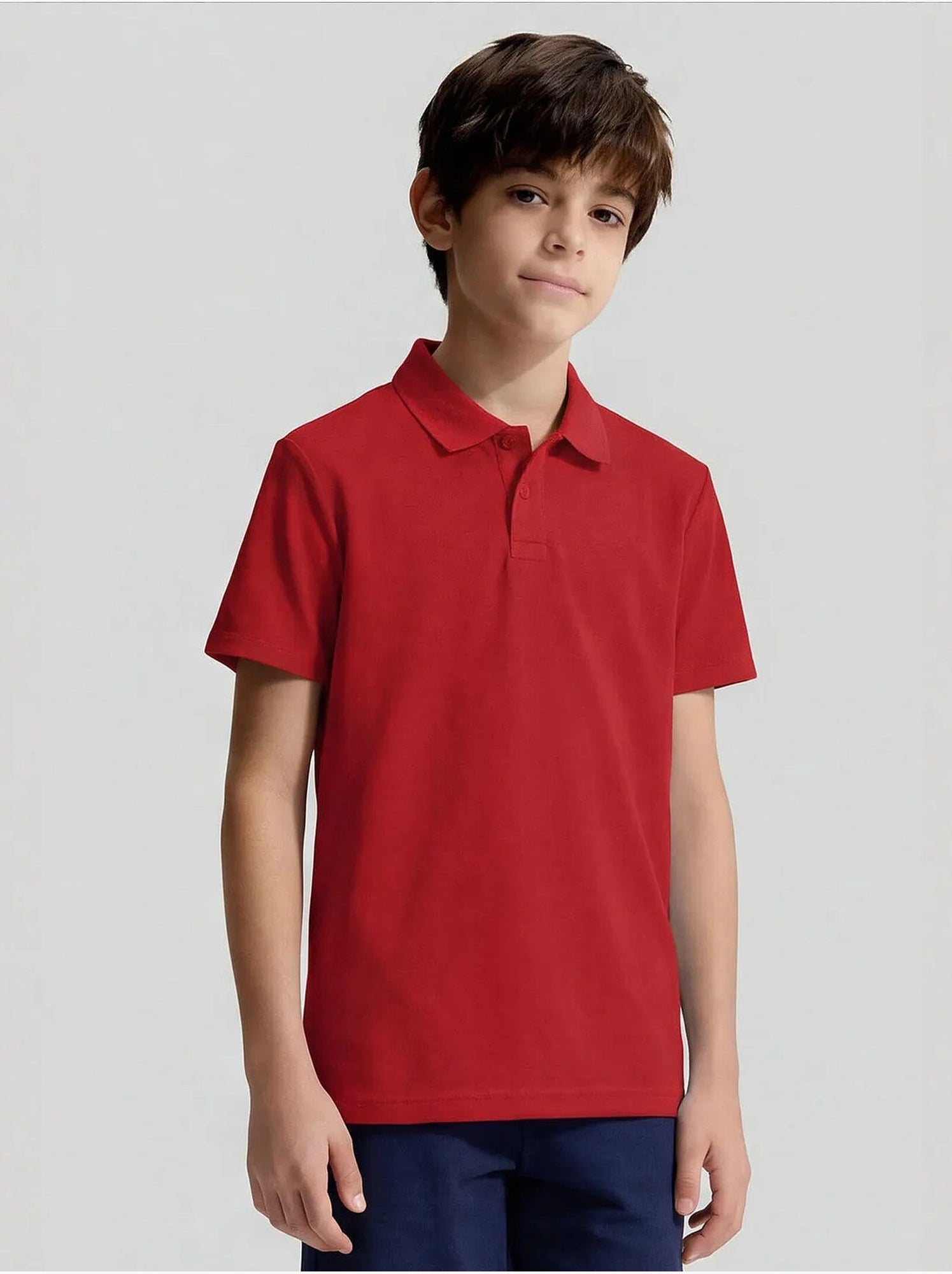 T-shirt homme en mélange coton tommy - Rouge