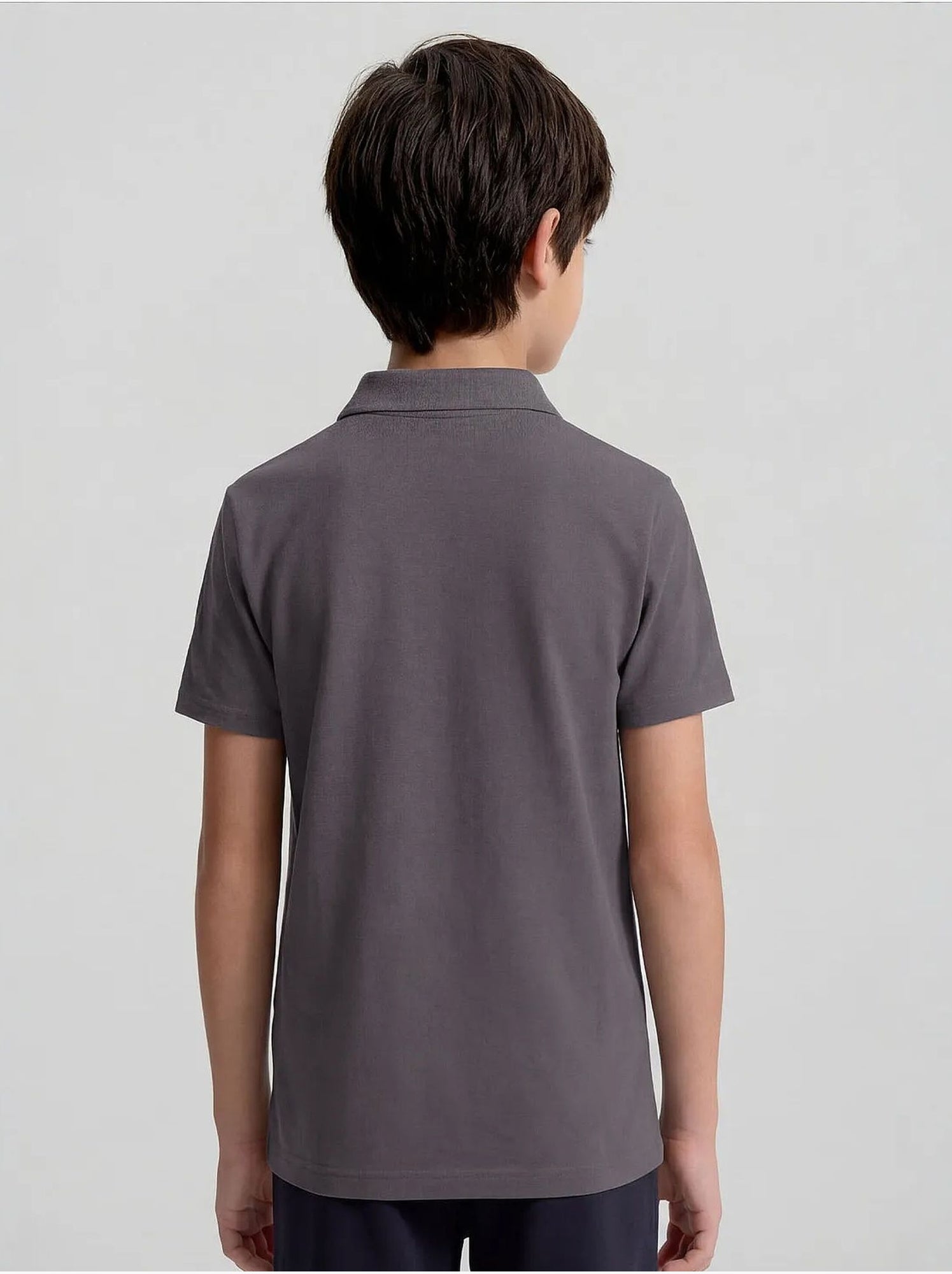 T-shirt homme en mélange coton tommy - Gris Noir