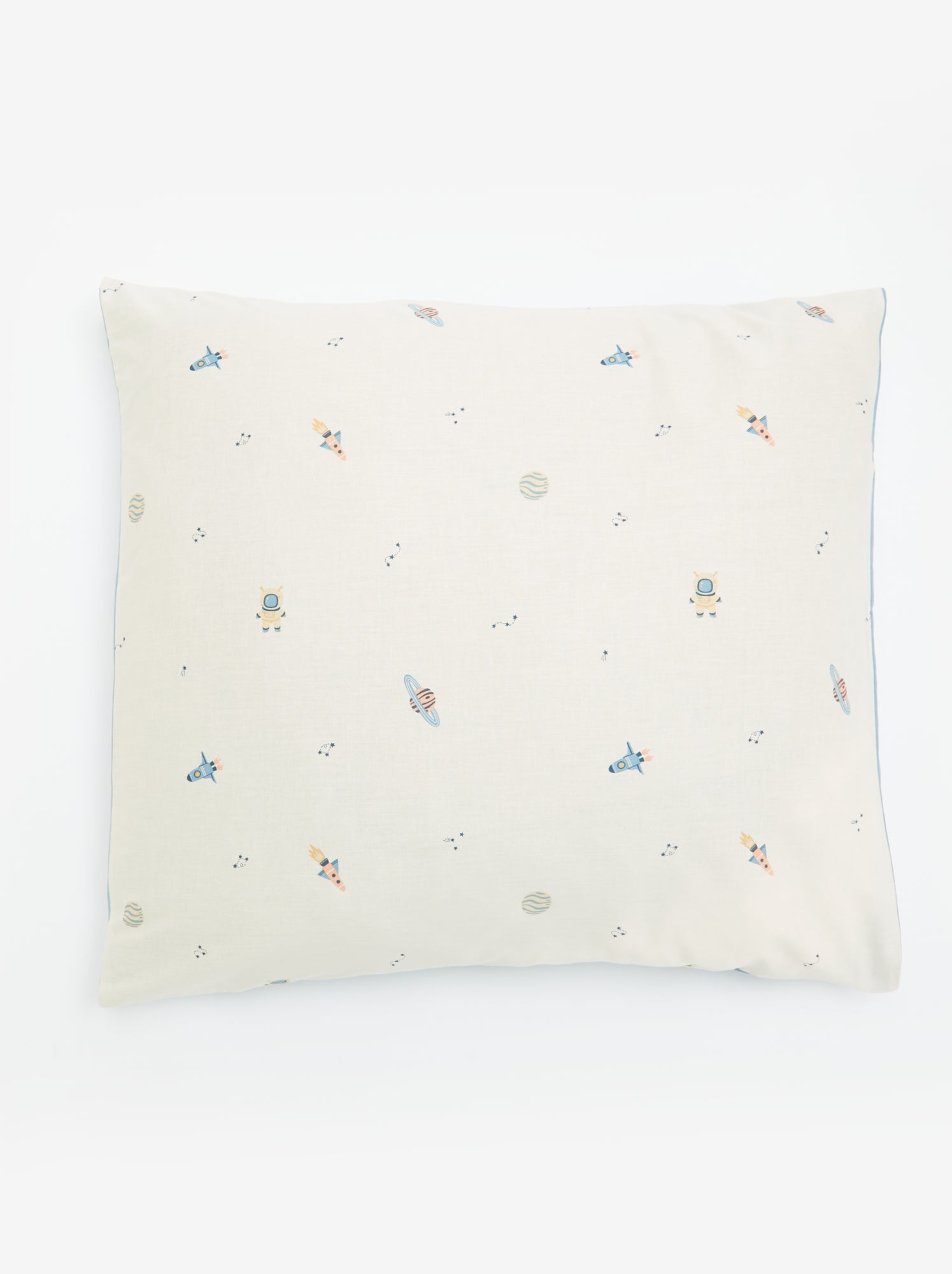 Parure de lit 1 personne 140x200 cm en coton - Bleu (CGW85_14)