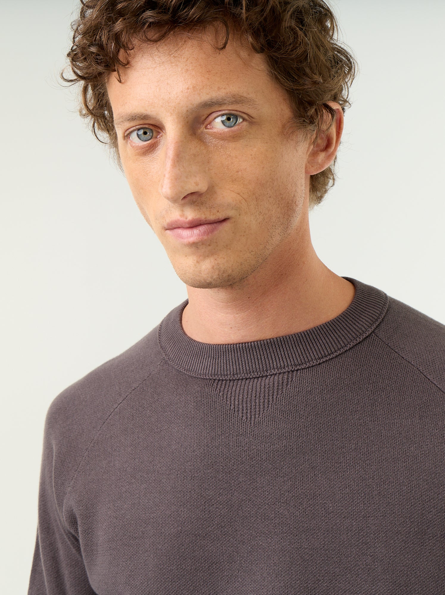 Pull en maille grosse jauge - Gris