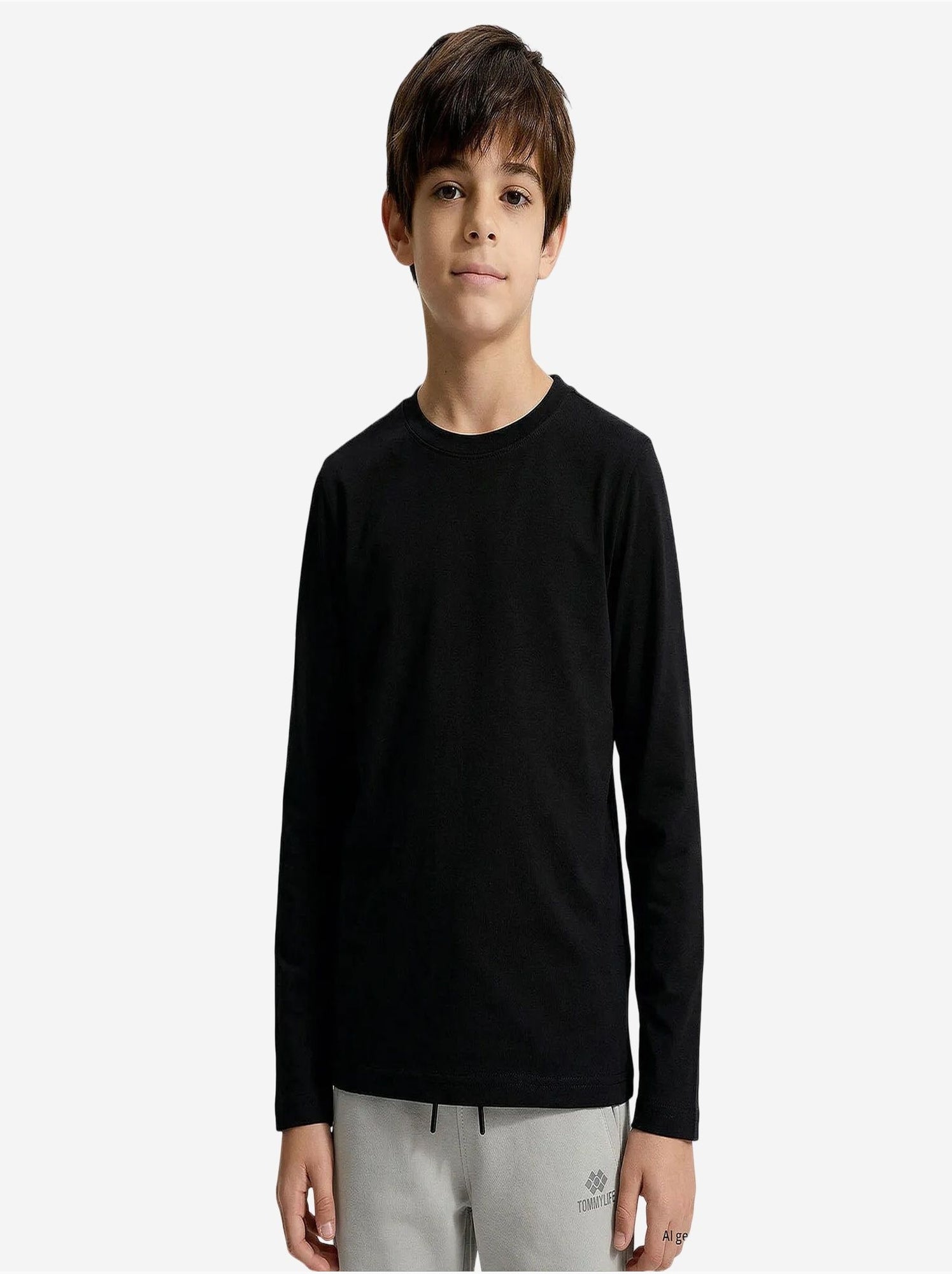 T-shirt homme en coton et élasthanne tommy - Noir