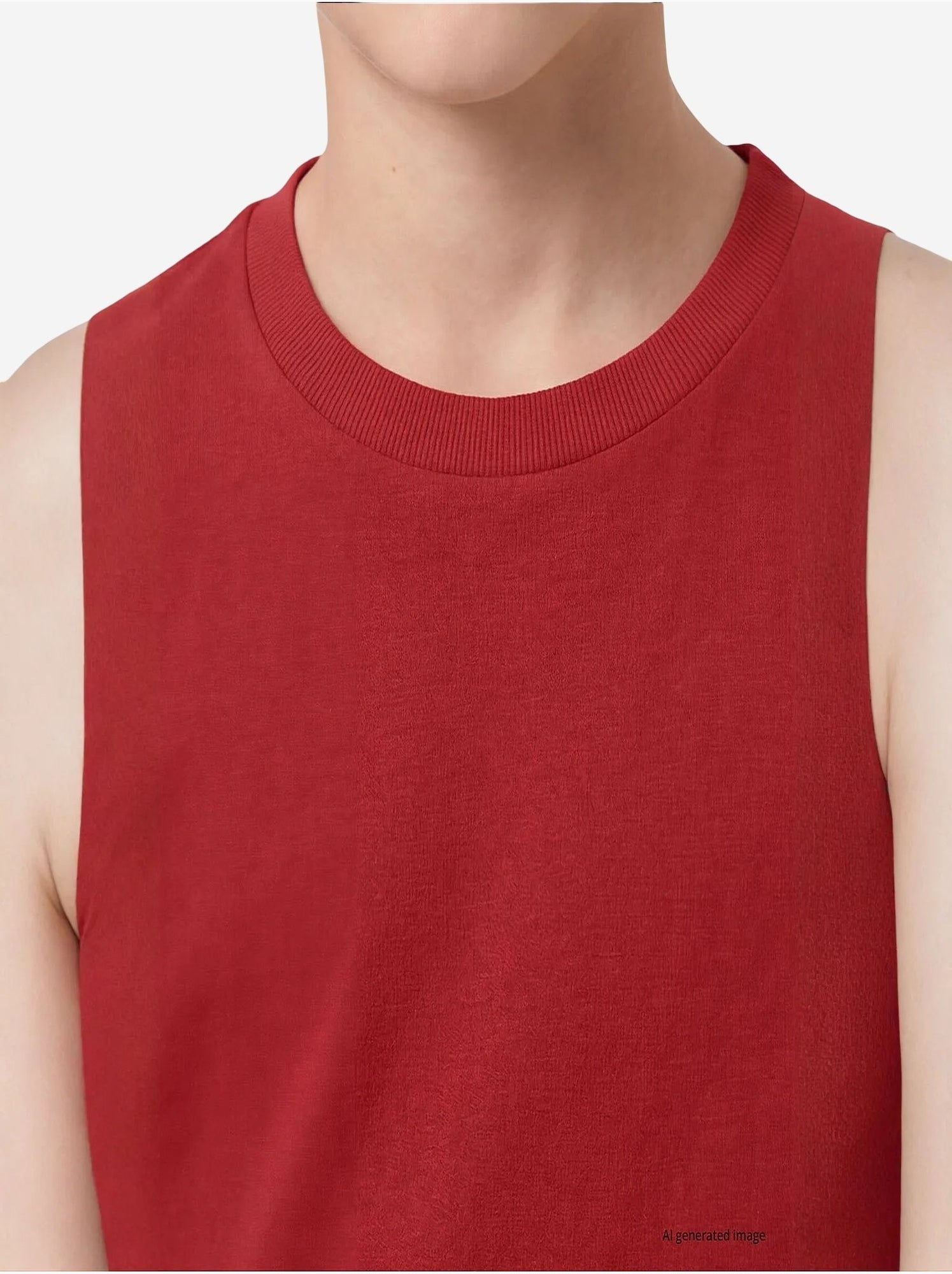 T-shirt homme en coton et élasthanne tommy - Rouge