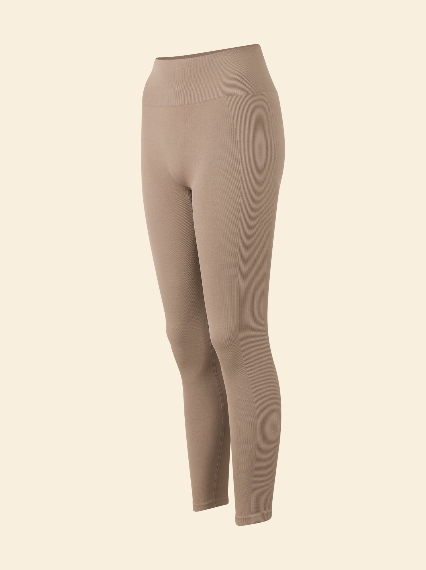 Legging de sport en rib - (ekstract) - Beige