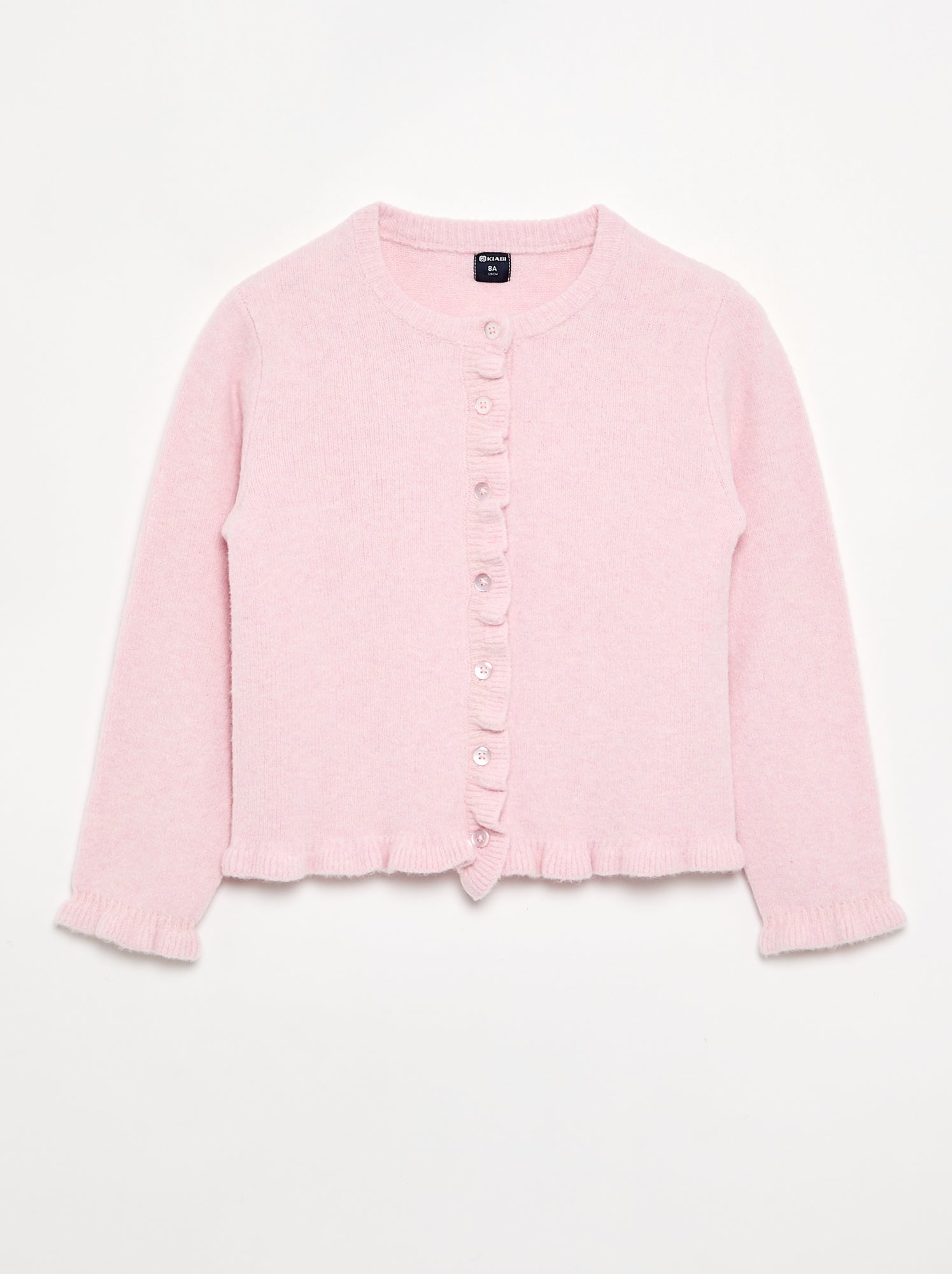 Gilet avec finitions froncées - Rose