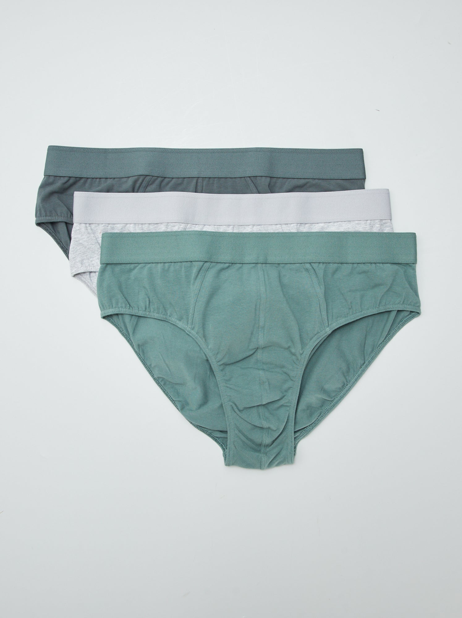 Lot de 3 slips unis - Vert