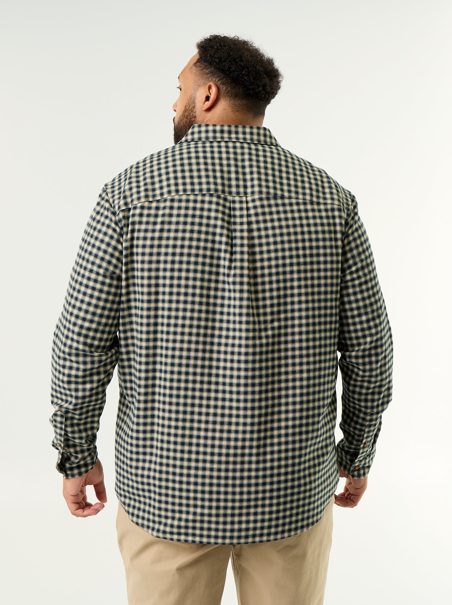 Chemise en flanelle à motif - Vert (GAX04_4)
