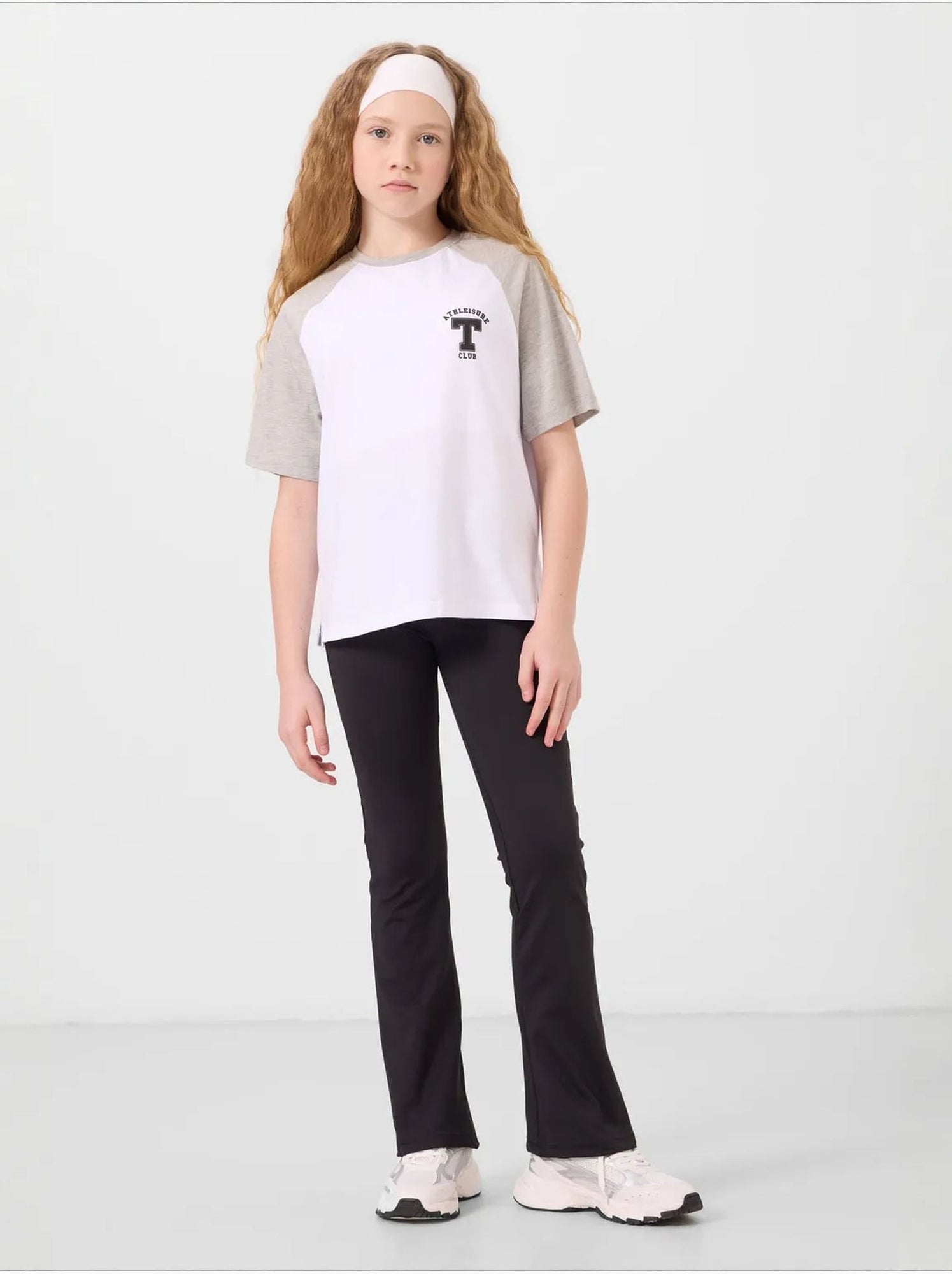 T-shirt unisexe jeunesse en coton et élasthanne tommy - Blanc