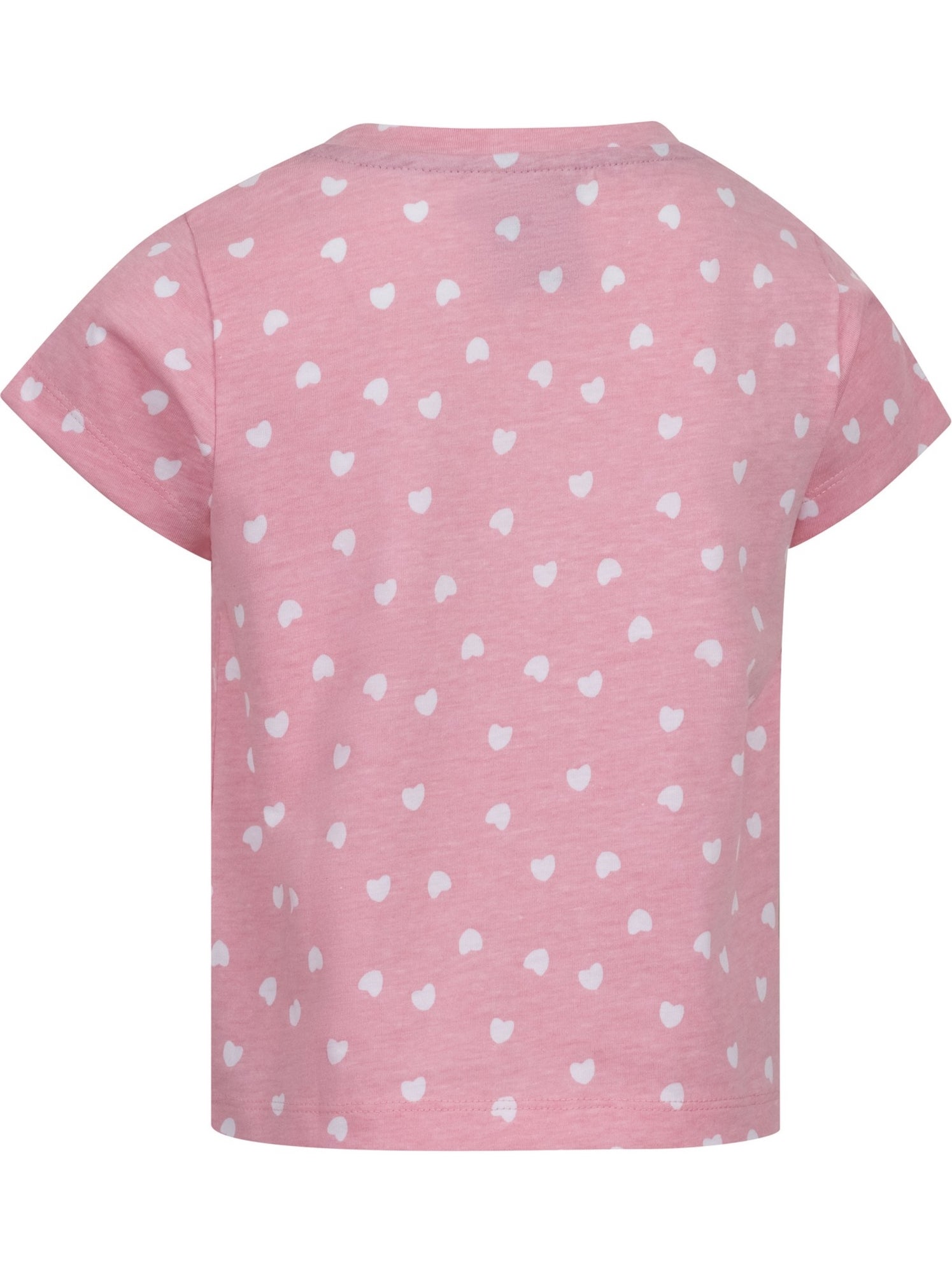 T-shirt motif/style cœurs hira - trespass - Rose clair