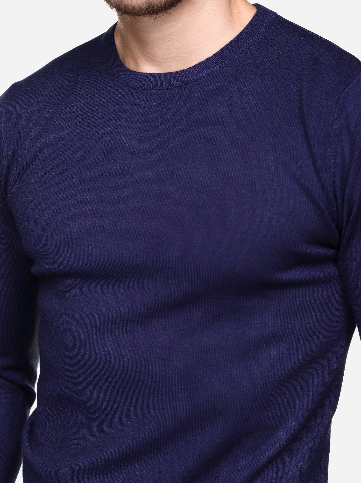 Pull col rond - Kenzarro - Bleu