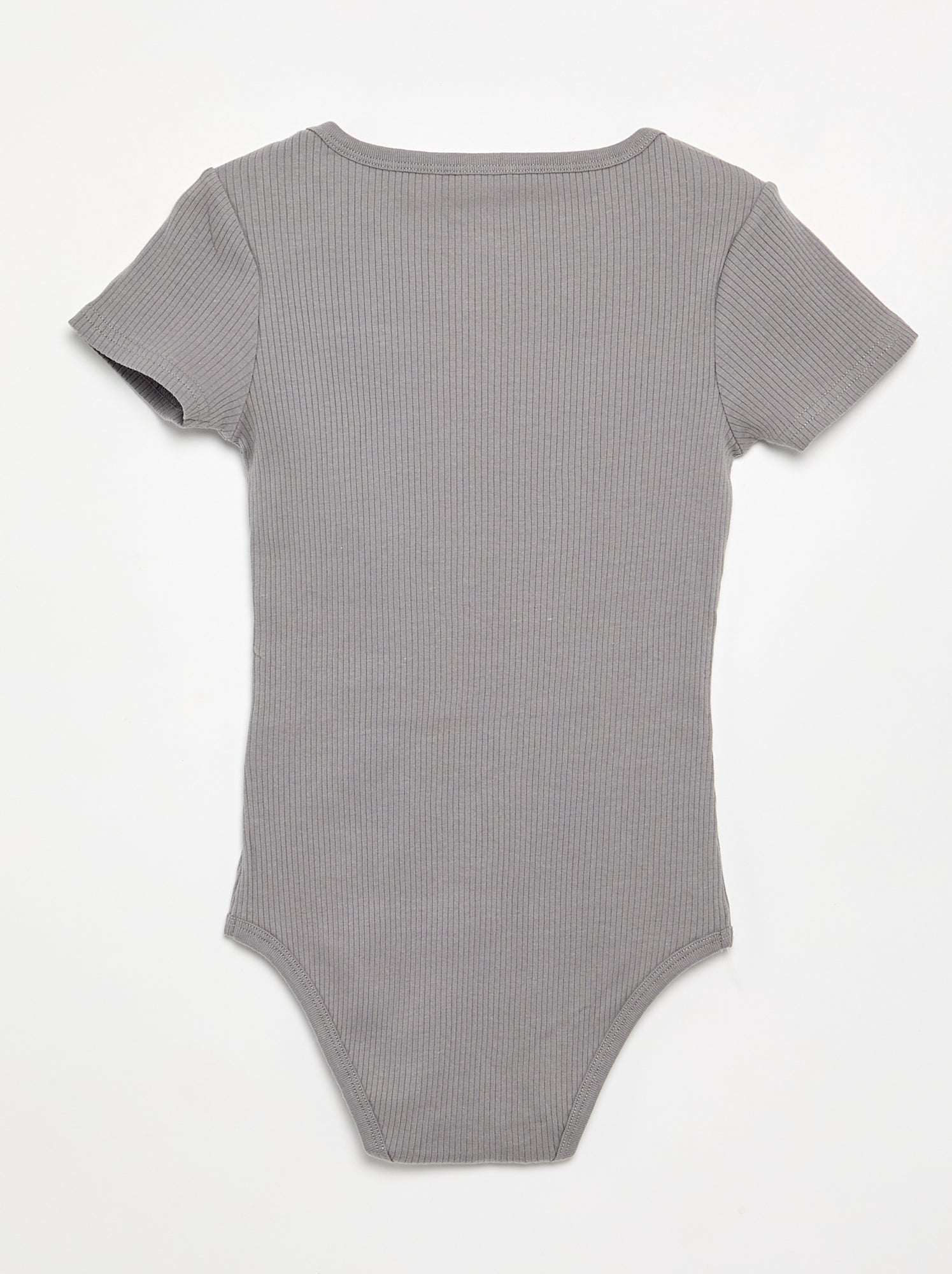 Lot 3 bodies en rib - collection facile à enfiler - Beige