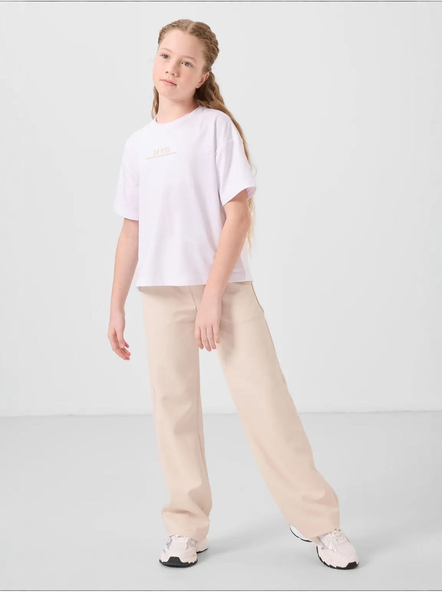 Ensemble pyjama jeunesse en coton et polyester tommy - Beige argile