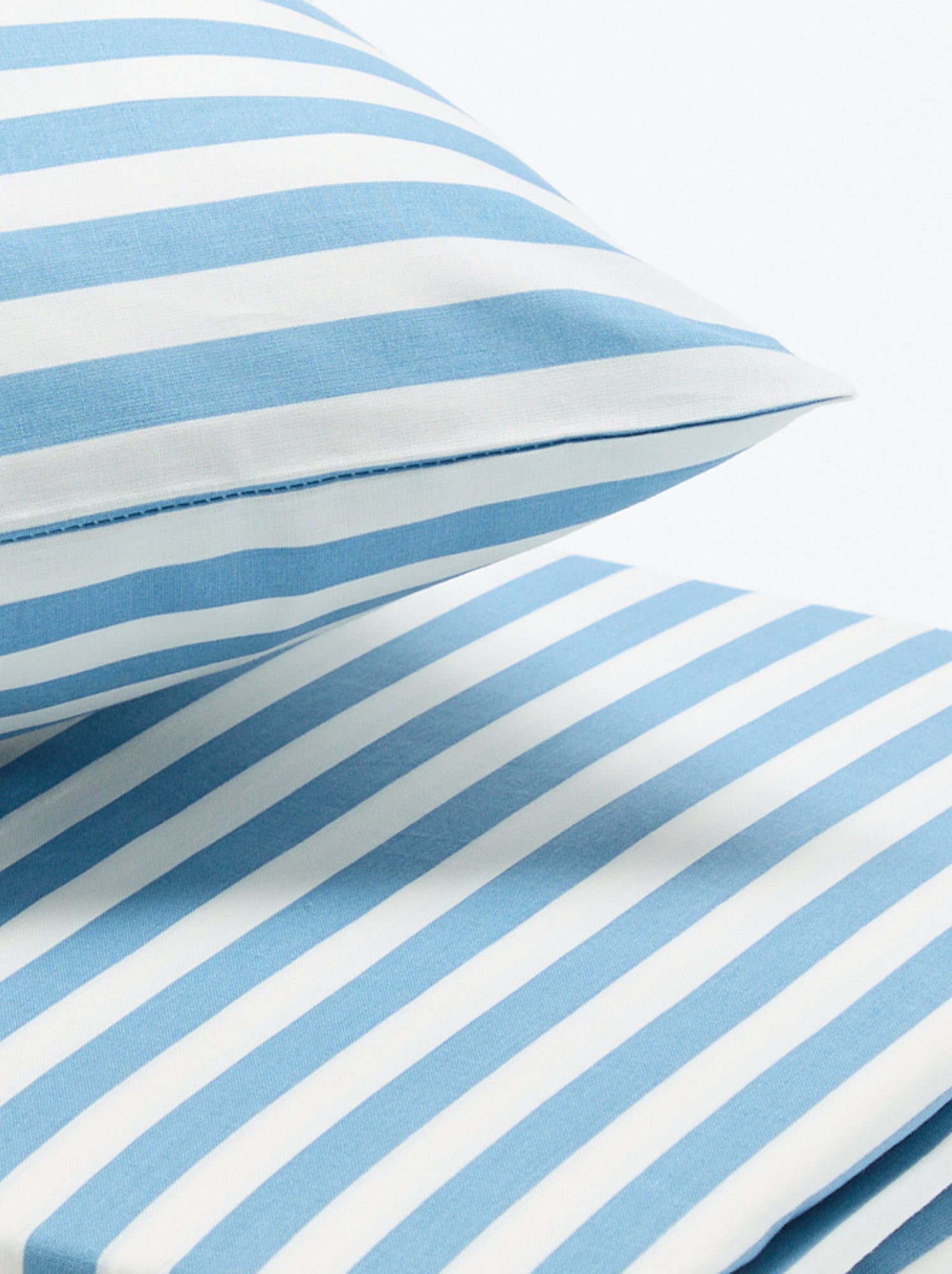 Parure de lit 1 personne 140x200 cm en coton - Bleu (CGW85_13)