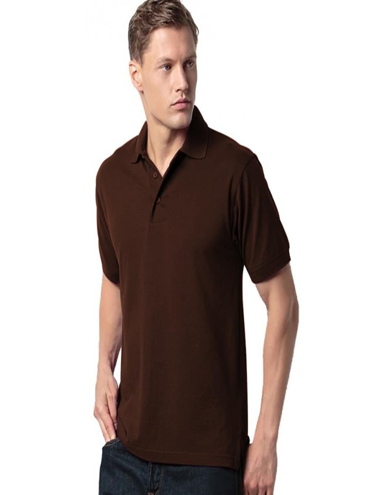 Kustom Kit - Polo à manches courtes - Marron chocolat