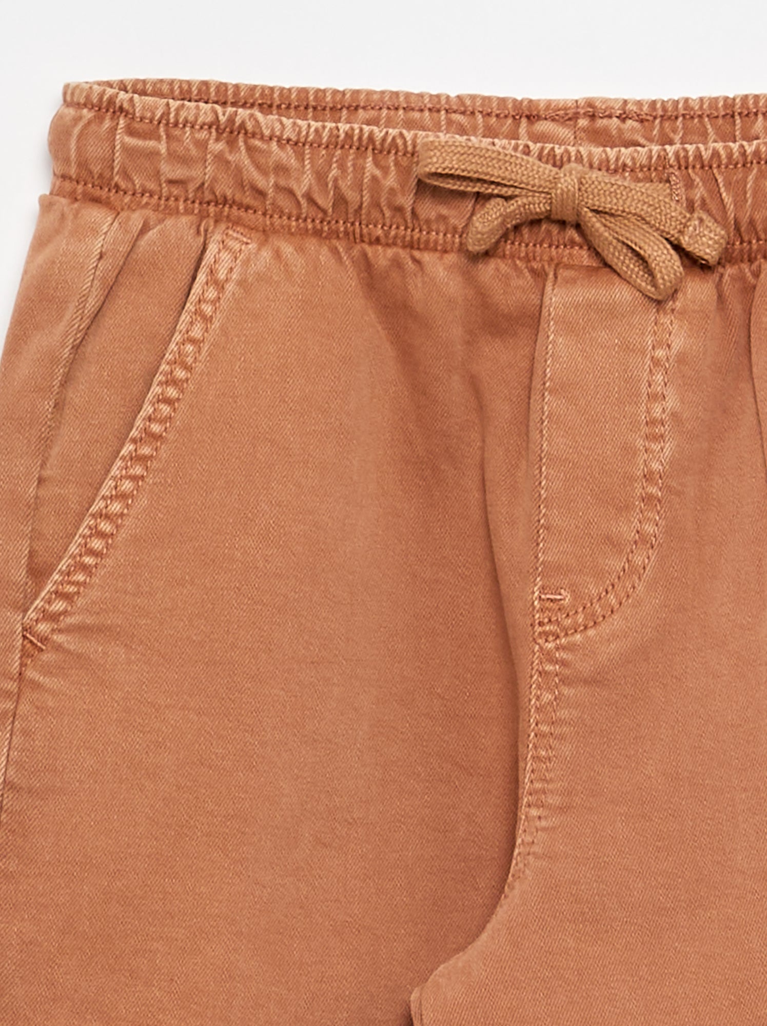 Pantalon forme jogging - Marron (FYR25_8)