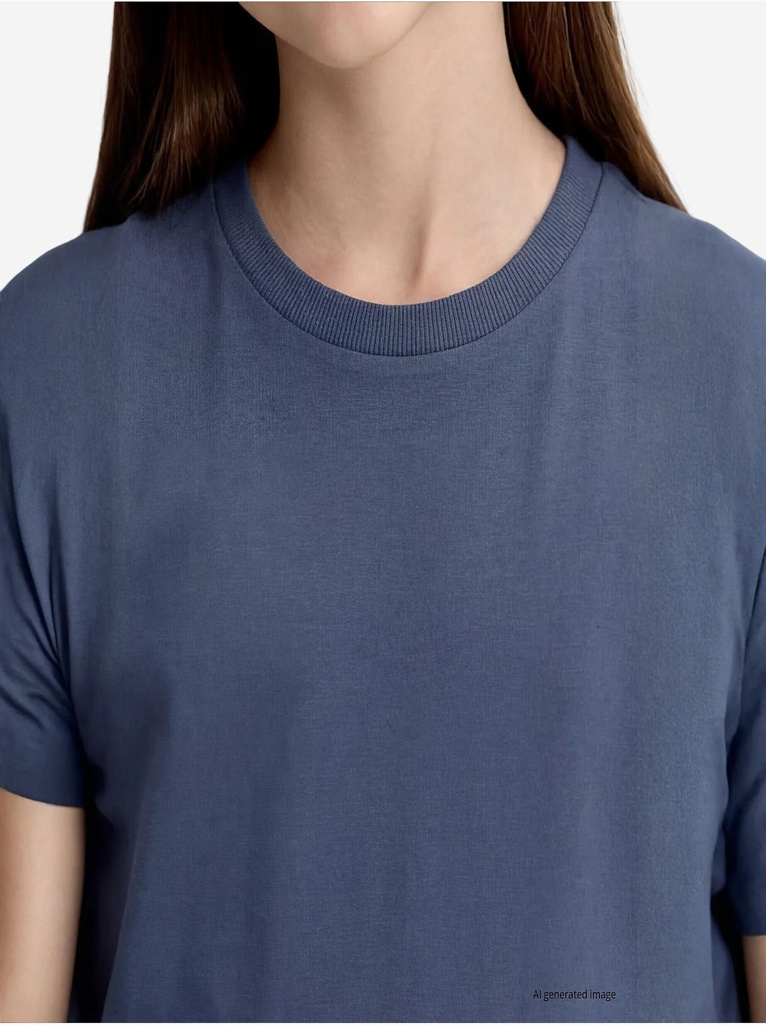 T-shirt homme en coton et élasthanne tommy - Bleu marine